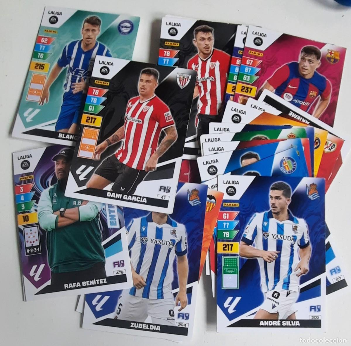 Cromos de F&uacute;tbol: T04 - ADRENALYN LA LIGA PANINI LOTE 28 TARJETAS 2023-2024