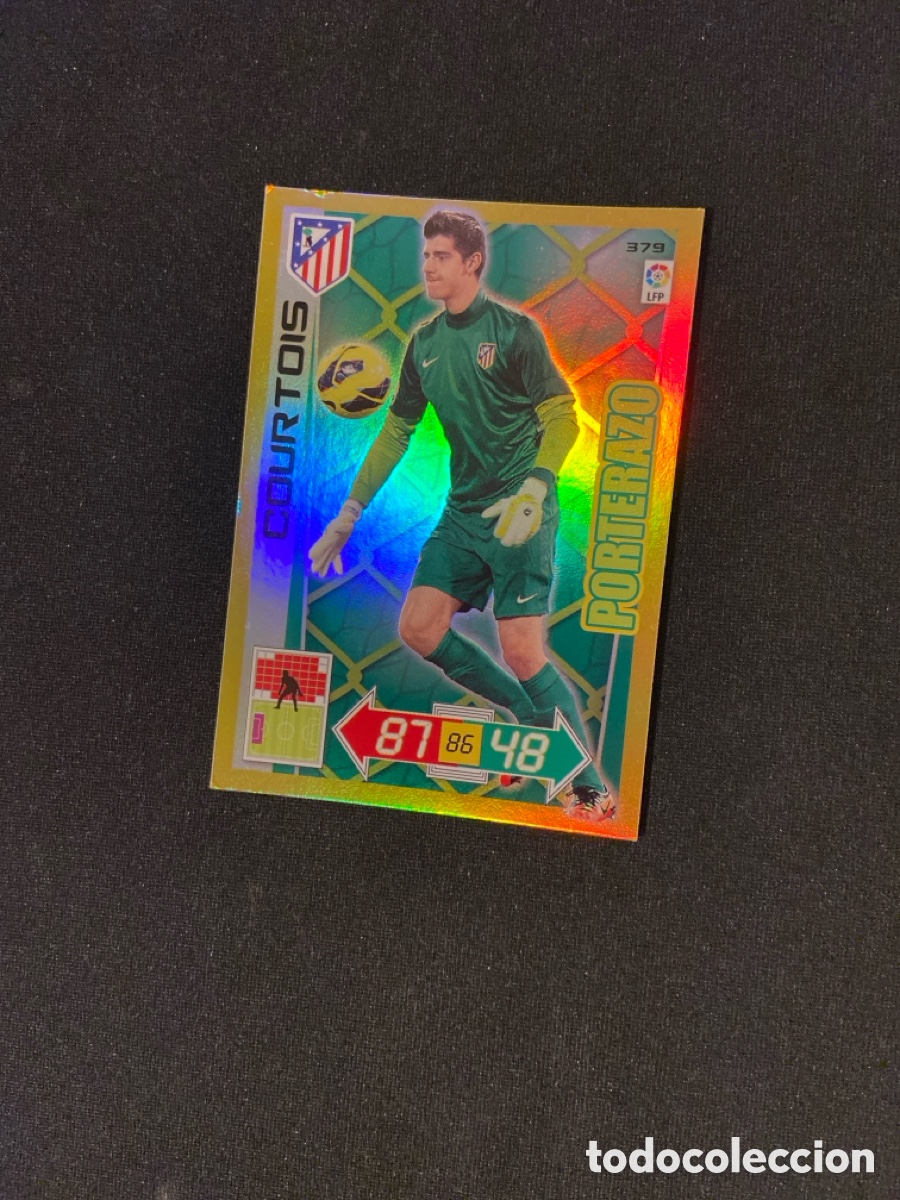 Cromos de F&uacute;tbol: COURTOIS 379 (ATL&Eacute;TICO MADRID) 2012-2013 12 13 ADRENALYN PANINI CROMO CARTA A-2