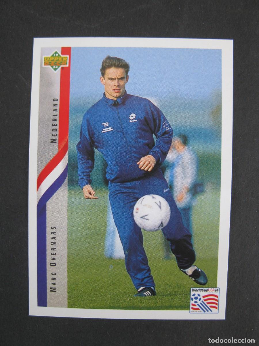 Fu&szlig;ball-Sticker: MARC OVERMARS (PA&Iacute;SES BAJOS) - CROMO N&ordm; 276 - MUNDIAL USA 94 - UPPER DECK - NUNCA PEGADO.