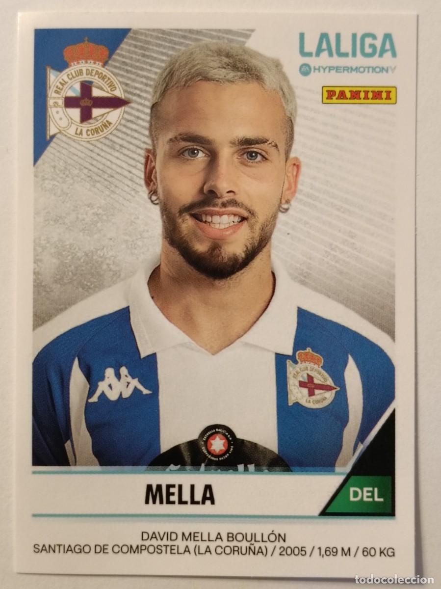 Figurine di Calcio: #148 MELLA DEPORTIVO CORU&Ntilde;A LIGA HYPERMOTION 24/25 PANINI