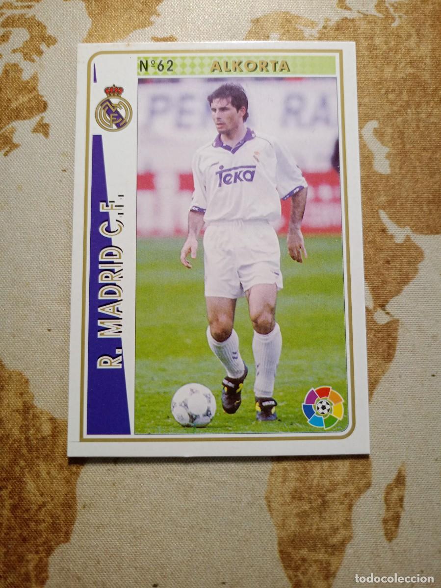 Cromos de f&uacute;tbol: Real Madrid 62 ALKORTA Mundicromo las fichas de la liga 1994-95