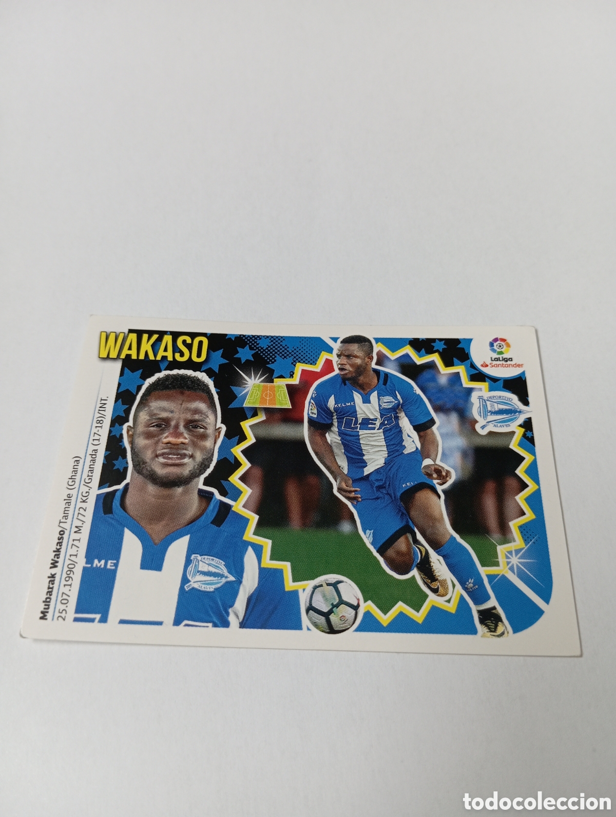 Cartes &agrave; collectionner de Football: Wakaso 10 Alav&eacute;s liga este 18-19 panini 2018 2019