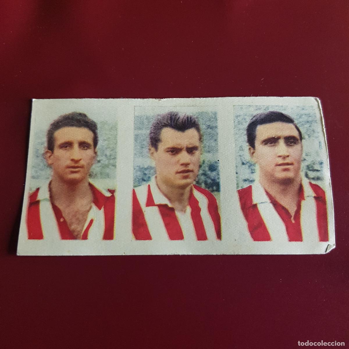 Cromos de F&uacute;tbol: RUIZ ROMERO - LIGA 1958 1959 - 58 59 - A MADRID - CHUZO 37 AGUSTIN 36 ALVARITO 48 - NUNCA PEGADO