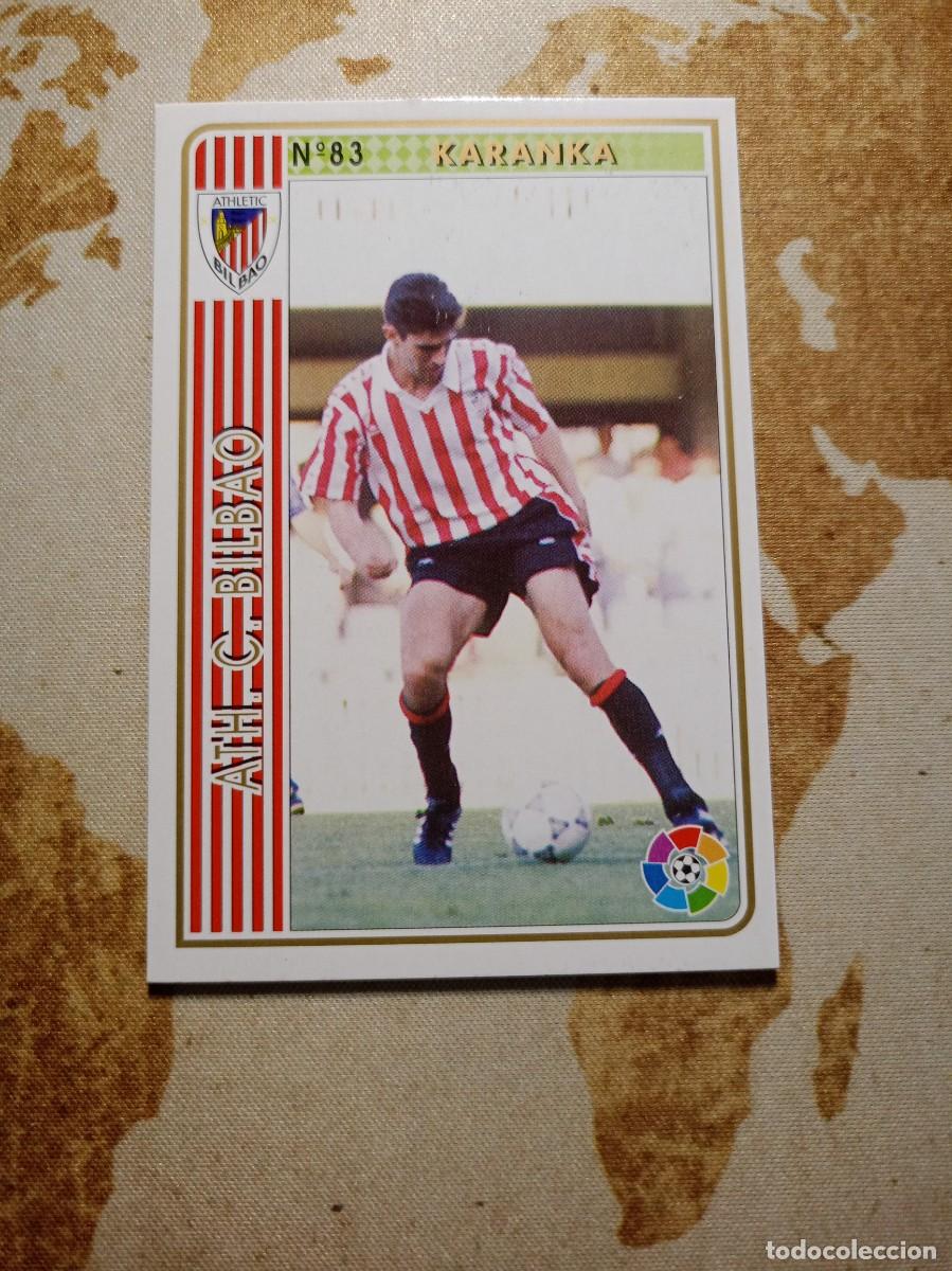 Figurine di Calcio: Athletic 83 KARANKA Mundicromo las fichas de la liga 1994-95