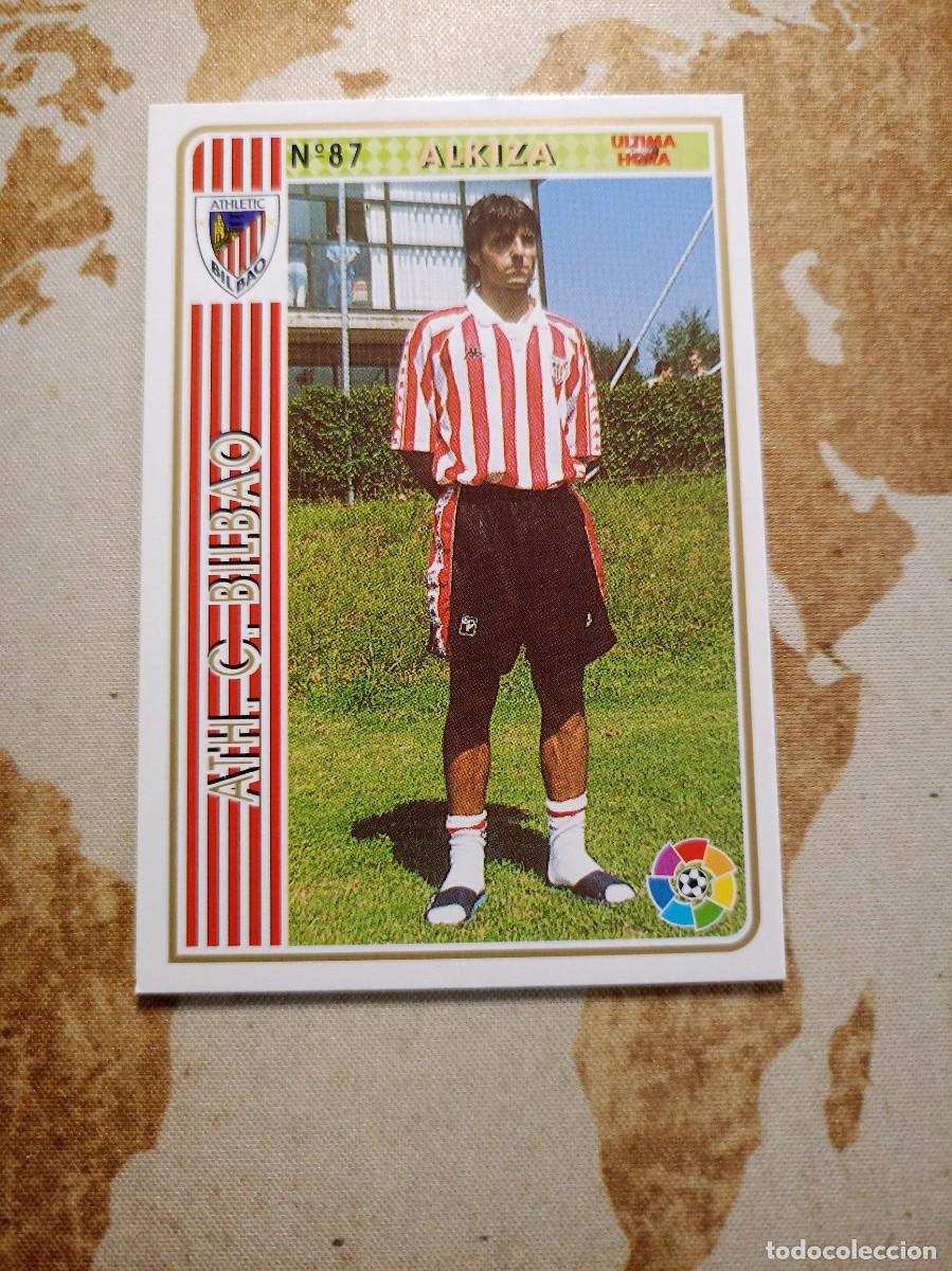 Fu&szlig;ball-Sticker: Athletic 87 ALKIZA &Uacute;ltima hora Mundicromo las fichas de la liga 1994-95