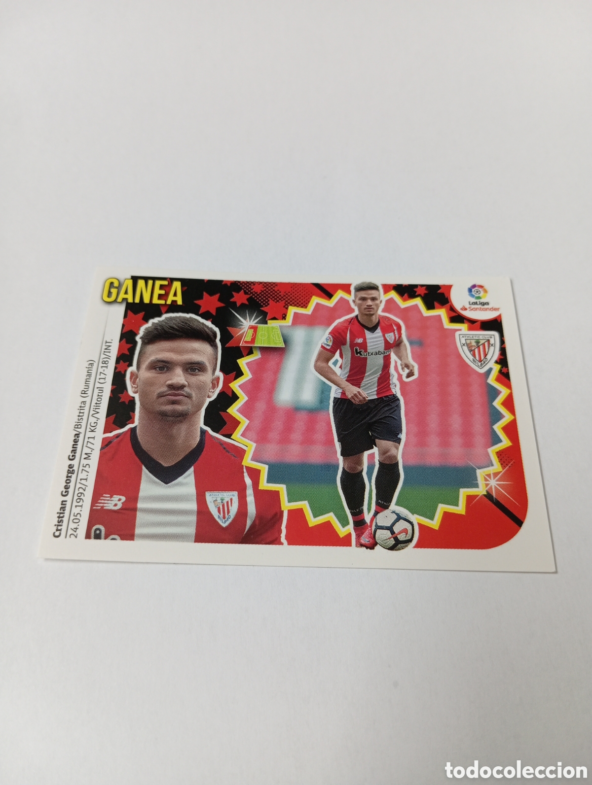 Cartes &agrave; collectionner de Football: Ganea 7 BIS Athletic Club liga este 18-19 panini 2018 2019