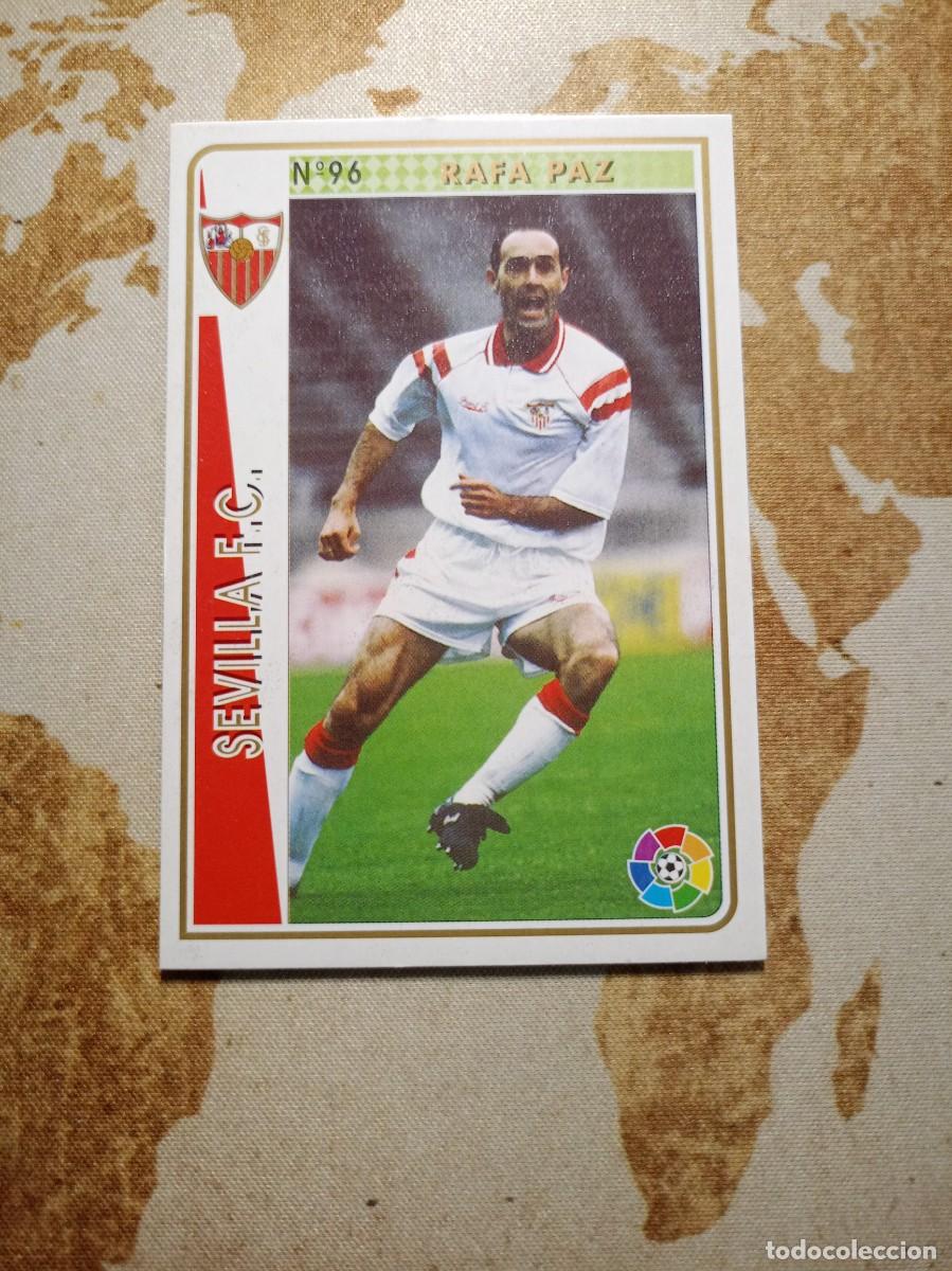 Figurine di Calcio: Sevilla 96 RAFA PAZ Mundicromo las fichas de la liga 1994-95