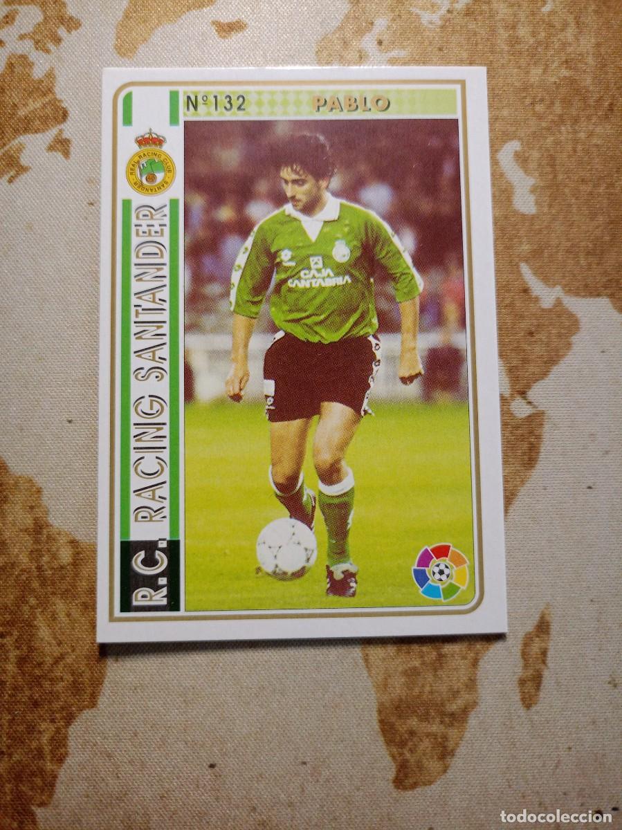 Fu&szlig;ball-Sticker: Racing 132 PABLO Mundicromo las fichas de la liga 1994-95