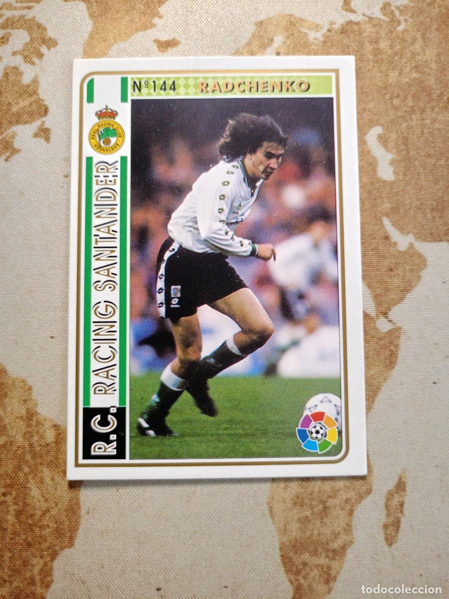 Cromos de f&uacute;tbol: Racing 144 RADCHENKO Mundicromo las fichas de la liga 1994-95