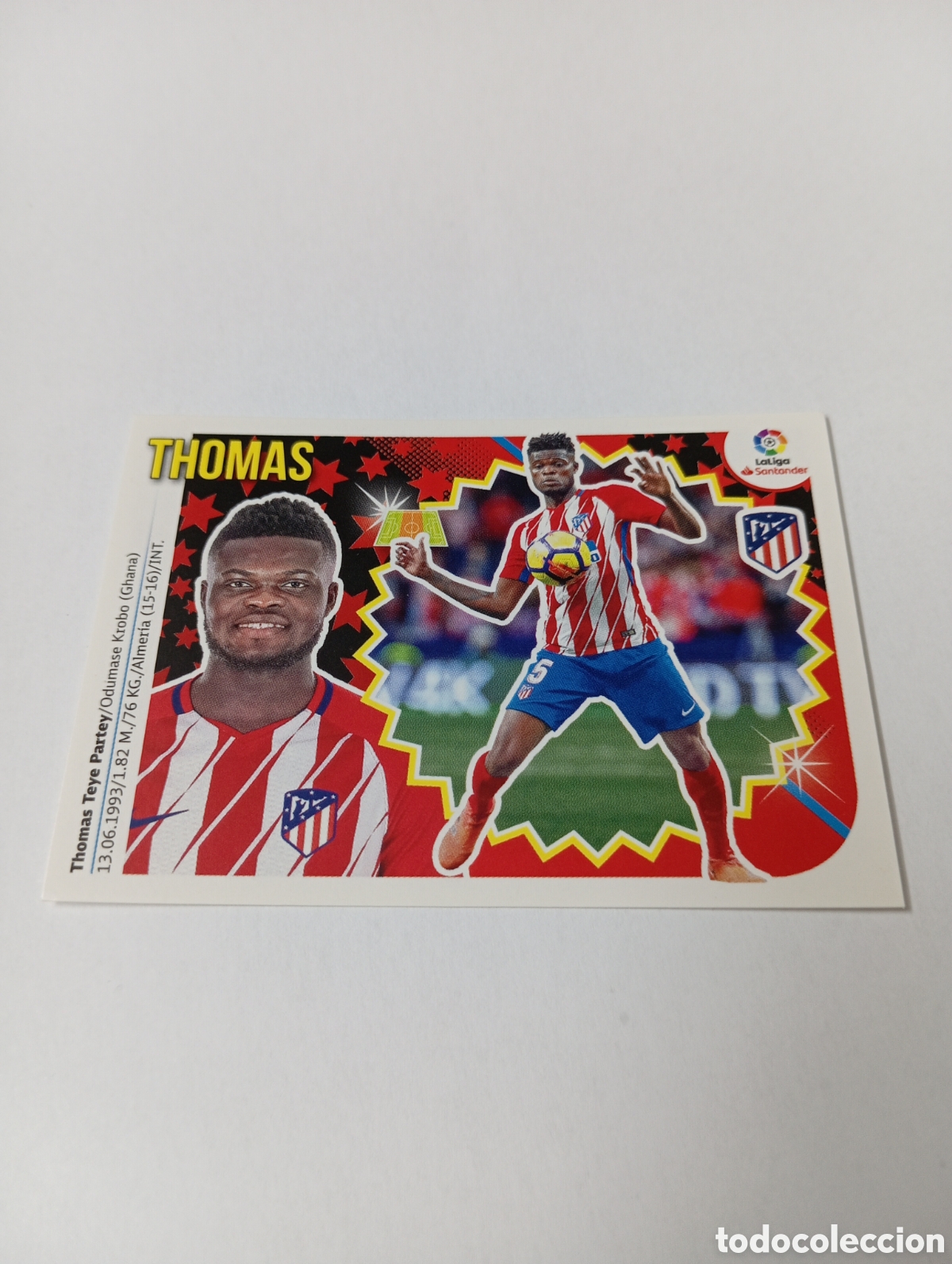 Cartes &agrave; collectionner de Football: Thomas 12 Atl&eacute;tico de Madrid liga este 18-19 panini 2018 2019