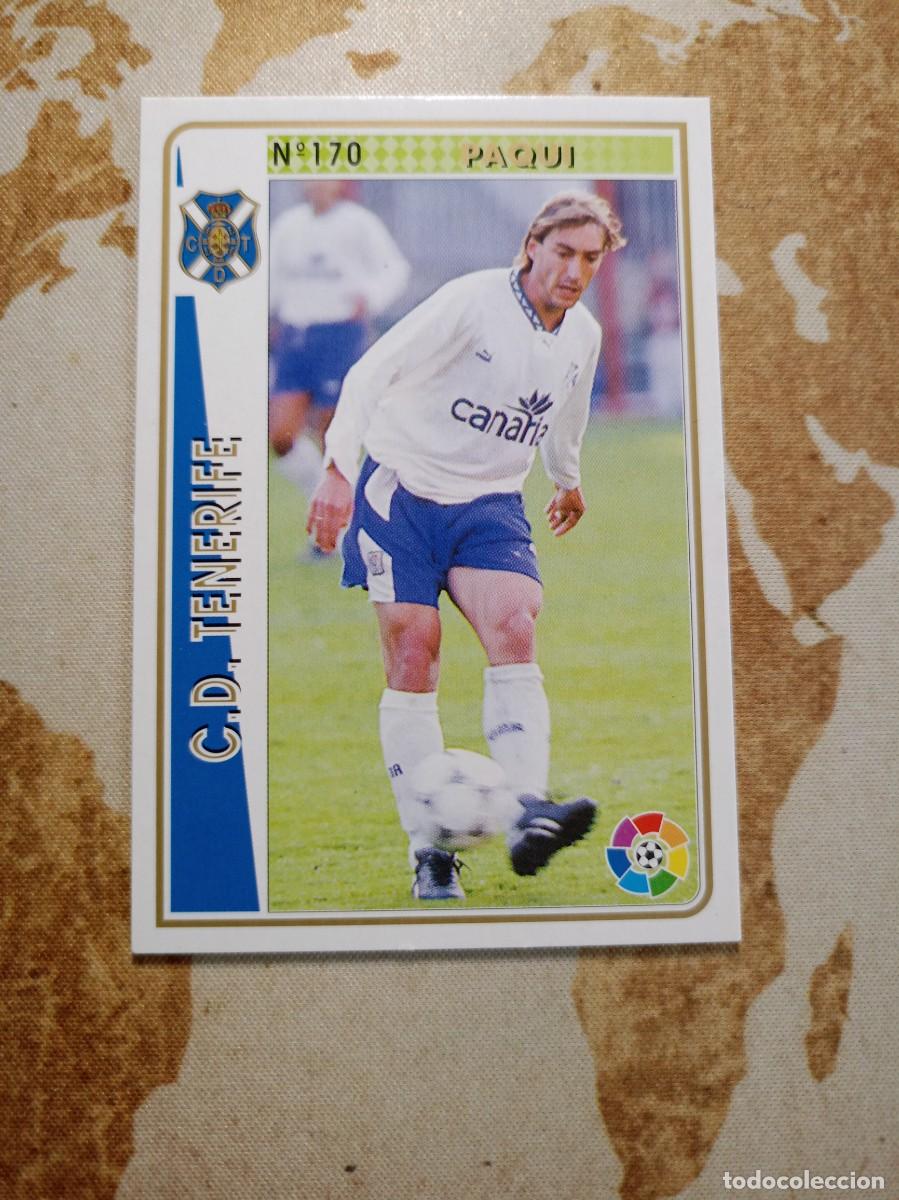 Cromos de f&uacute;tbol: Tenerife 170 PAQUI Mundicromo las fichas de la liga 1994-95