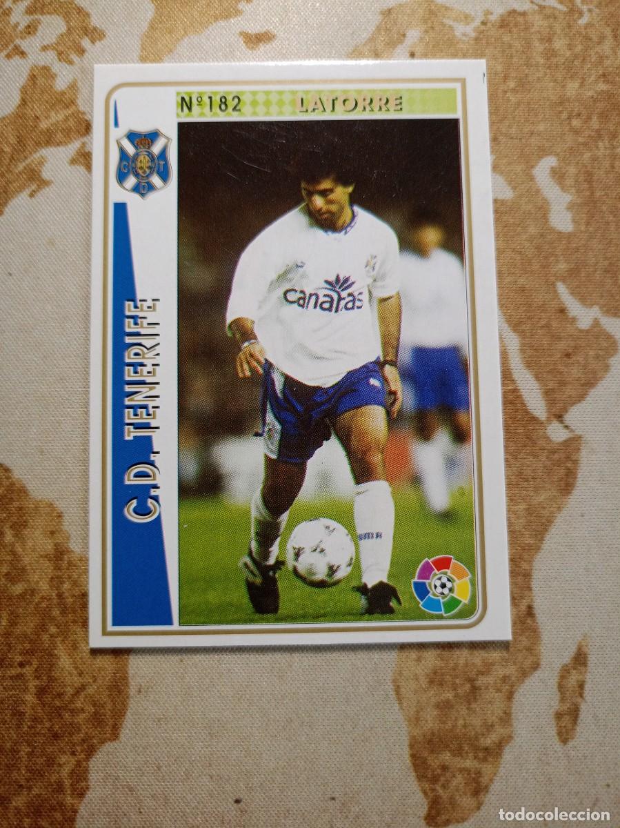Fu&szlig;ball-Sticker: Tenerife 182 LATORRE Mundicromo las fichas de la liga 1994-95