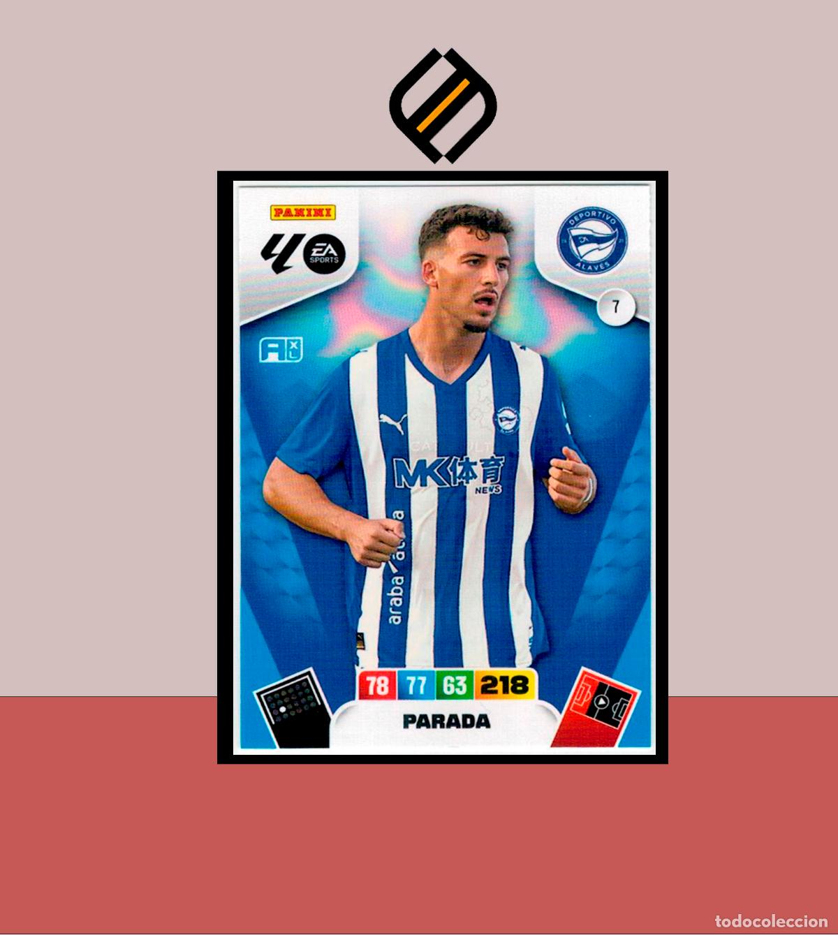 Fu&szlig;ball-Sticker: ADRENALYN XL 2025 2026 PANINI N&ordm; 7 PARADA DEPORTIVO ALAV&Eacute;S CARD ALBUM COLECCI&Oacute;N LIGA