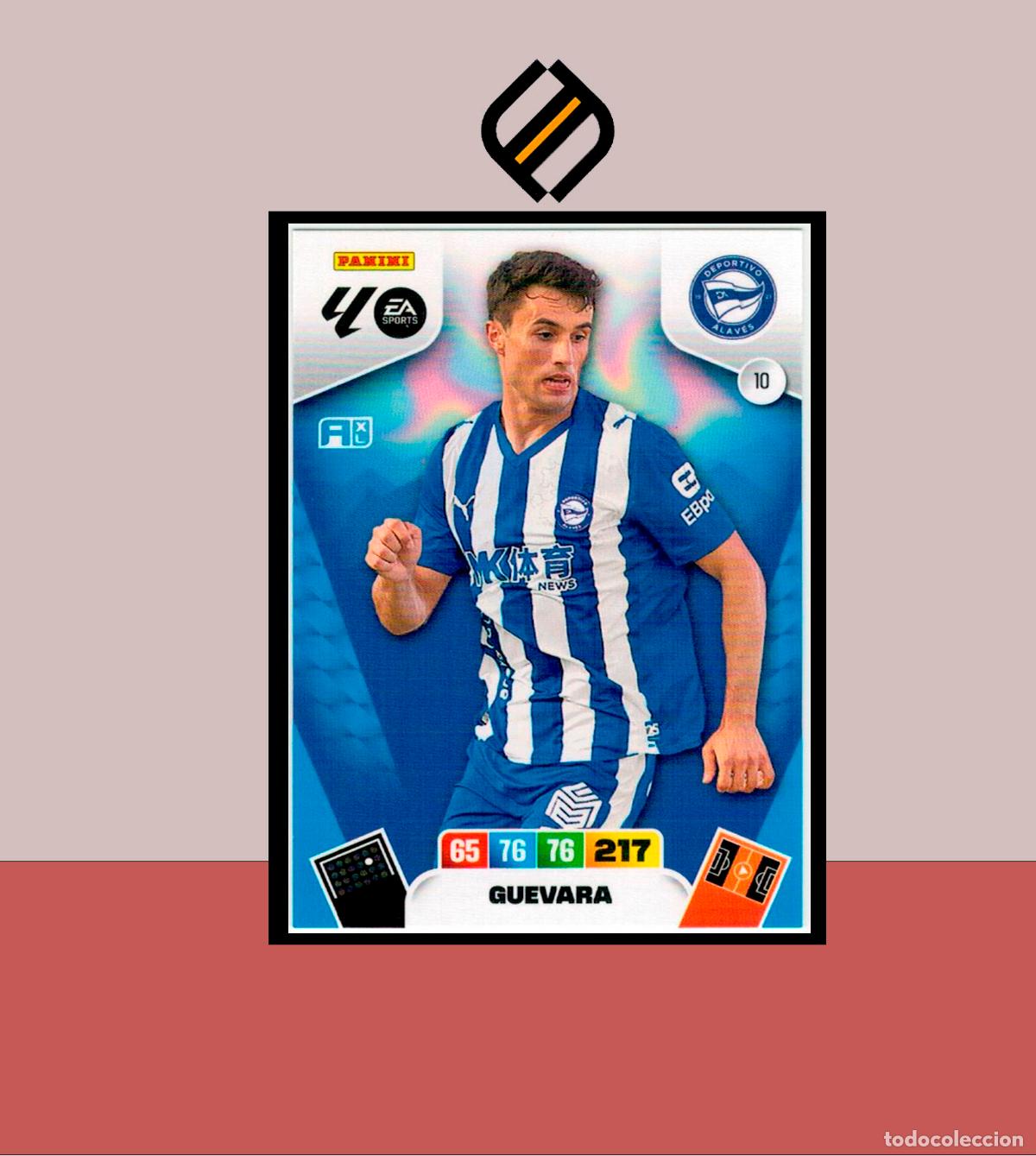 Figurine di Calcio: ADRENALYN XL 2025 2026 PANINI N&ordm; 10 GUEVARA DEPORTIVO ALAV&Eacute;S CARD ALBUM COLECCI&Oacute;N LIGA