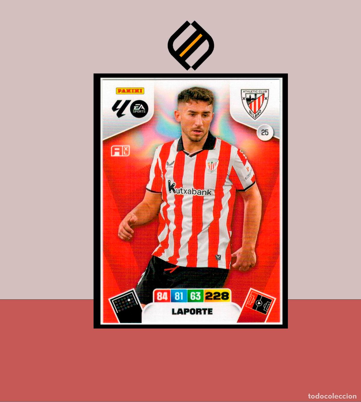 Fu&szlig;ball-Sticker: ADRENALYN XL 2025 2026 PANINI N&ordm; 25 LAPORTE ATHLETIC CLUB BILBAO CARD ALBUM COLECCI&Oacute;N LIGA