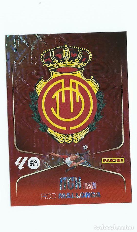 Figurine di Calcio: MEGACRACKS 2025/2026 235 ESCUDO MALLORCA , NUEVO PERFECTO