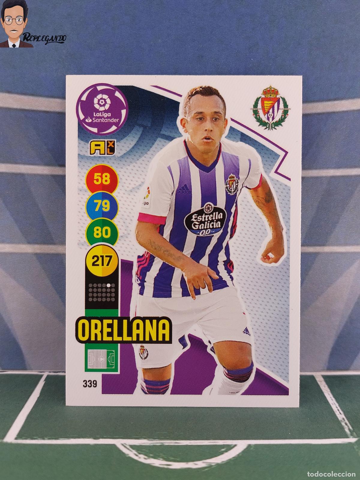 Fu&szlig;ball-Sticker: ORELLANA N&ordm; 339 (REAL VALLADOLID) ADRENALYN XL 2020 2021 PANINI 20 21 CARD LIGA TARJETA FICHA CROMO