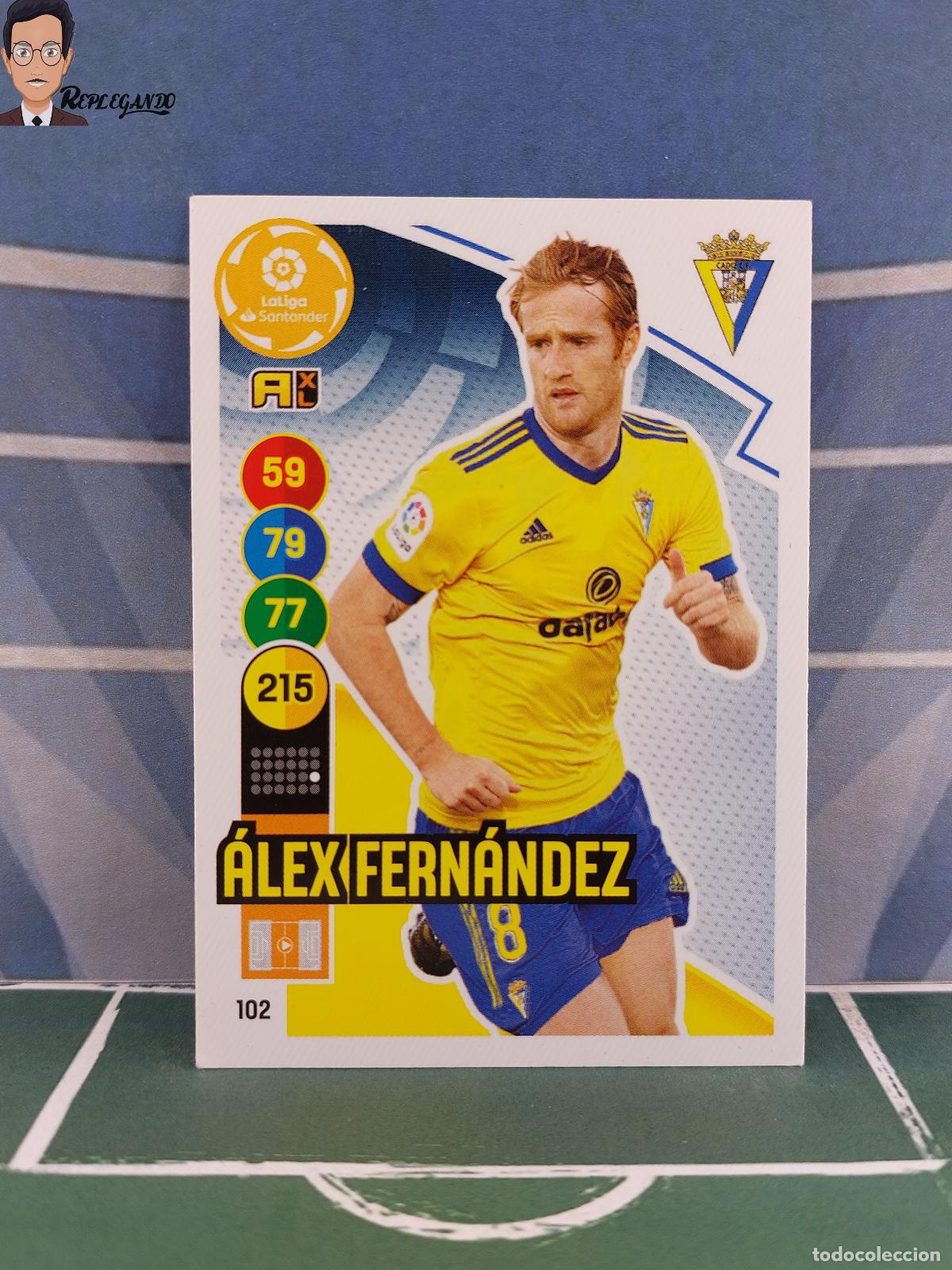 Figurine di Calcio: &Aacute;LEX FERN&Aacute;NDEZ N&ordm; 102 (C&Aacute;DIZ) ADRENALYN XL 2020 2021 PANINI 20 21 CROMO FICHA CARD LIGA TARJETA LFP