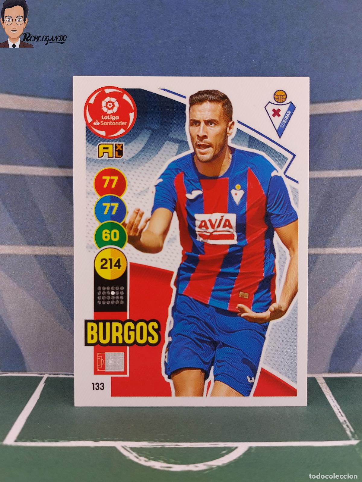 Fu&szlig;ball-Sticker: BURGOS N&ordm; 133 (SD EIBAR) ADRENALYN XL 2020 2021 PANINI 20 21 CARD LIGA TARJETA FICHA CROMO