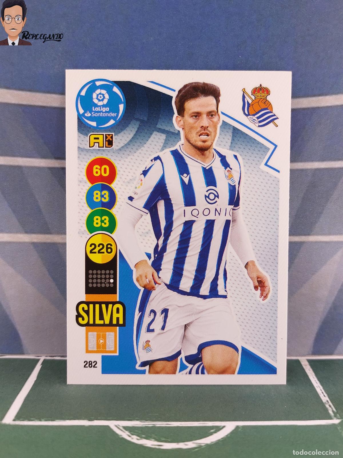 Football Stickers: SILVA N&ordm; 282 (REAL SOCIEDAD) ADRENALYN XL 2020 2021 PANINI 20 21 CARD LIGA TARJETA FICHA CROMO