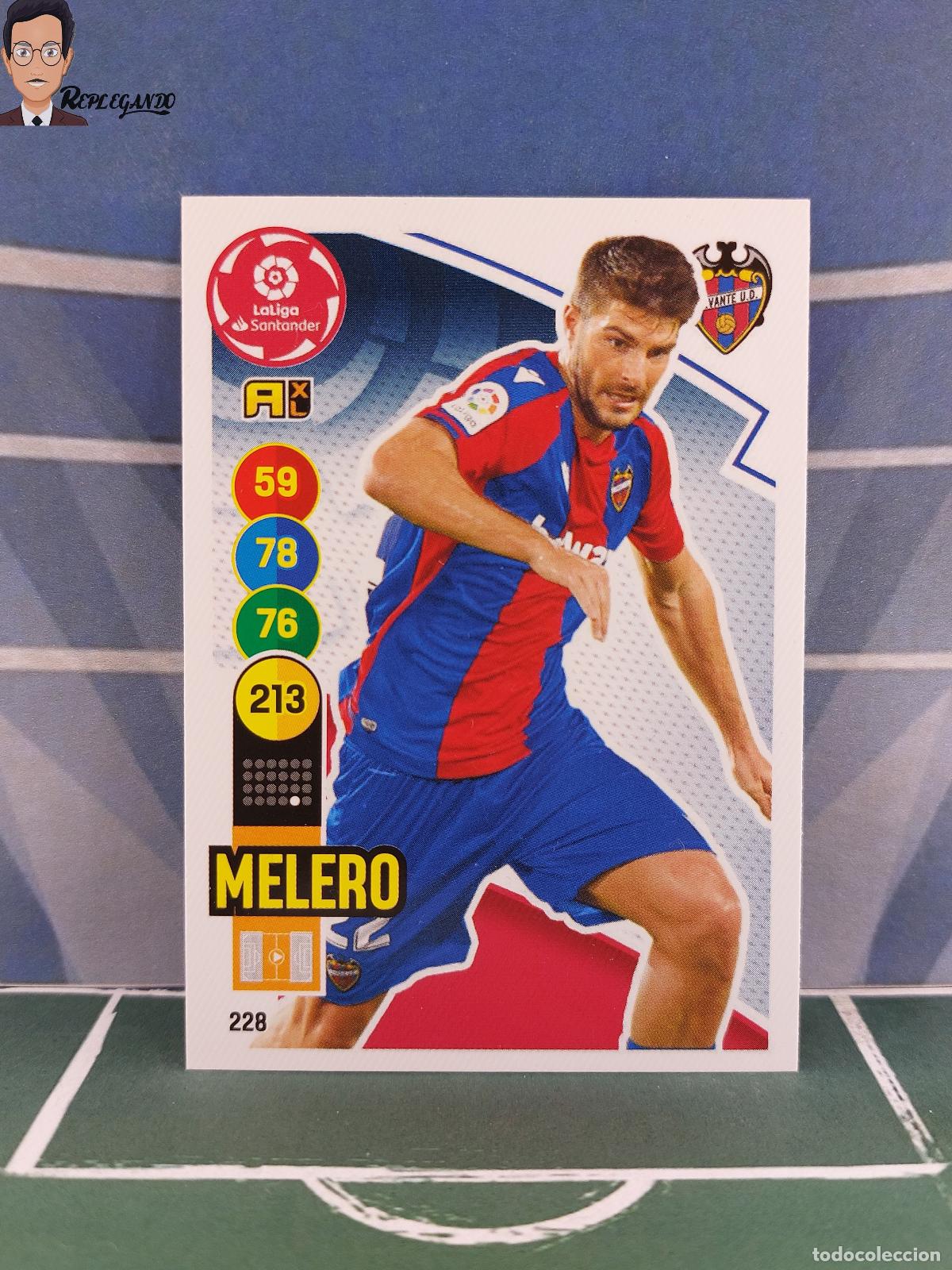Fu&szlig;ball-Sticker: MELERO N&ordm; 228 (LEVANTE) ADRENALYN XL 2020 2021 PANINI 20 21 CARD LIGA TARJETA FICHA CROMO
