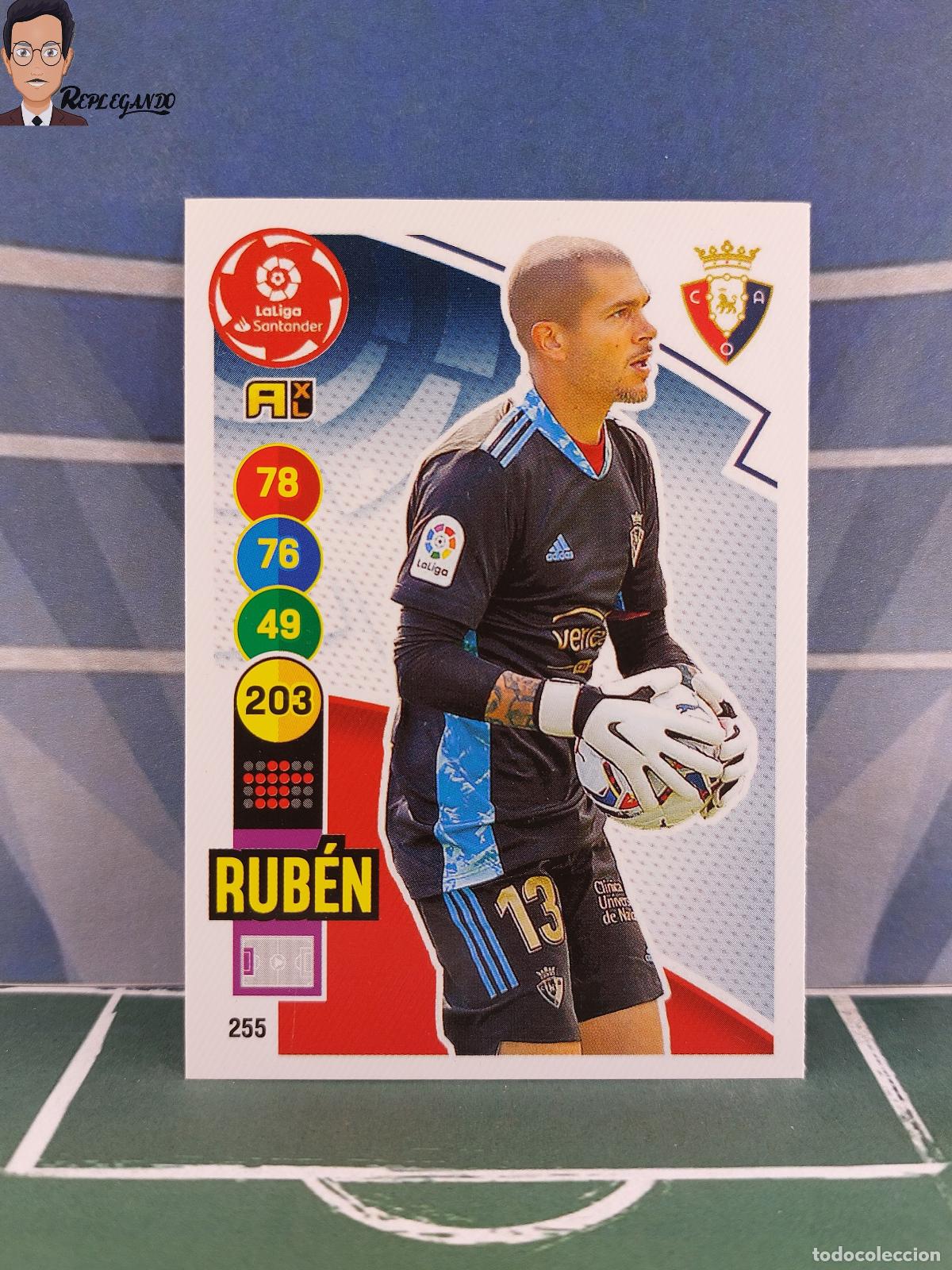 Cromos de Futebol: RUB&Eacute;N N&ordm; 255 (OSASUNA) ADRENALYN XL 2020 2021 PANINI 20 21 CARD LIGA TARJETA FICHA CROMO