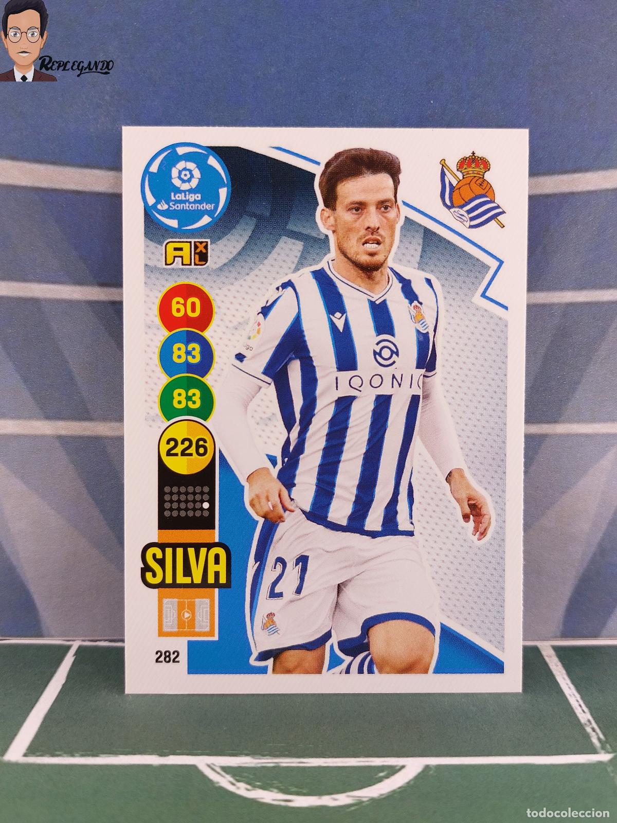 Football Stickers: SILVA N&ordm; 282 (REAL SOCIEDAD) ADRENALYN XL 2020 2021 PANINI 20 21 CARD LIGA TARJETA FICHA CROMO