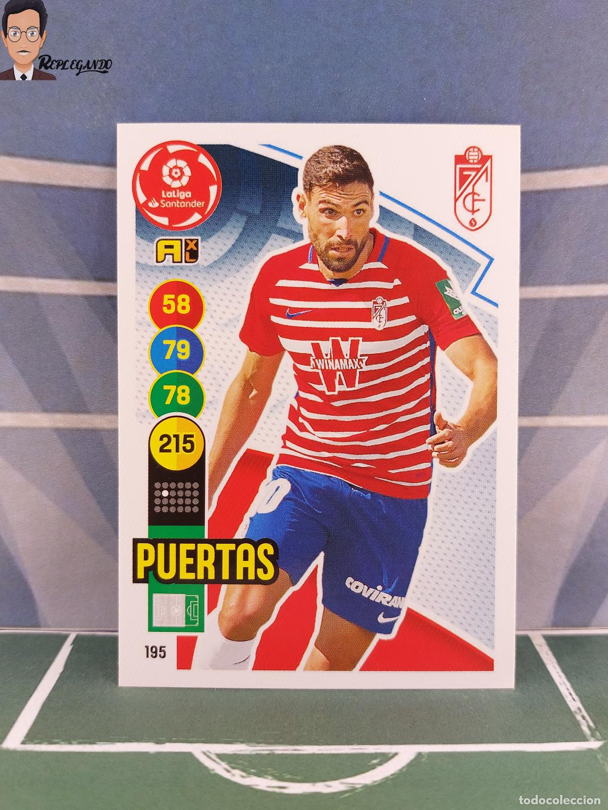 Fu&szlig;ball-Sticker: PUERTAS N&ordm; 195 (GRANADA CF) ADRENALYN XL 2020 2021 PANINI 20 21 CARD LIGA TARJETA FICHA CROMO