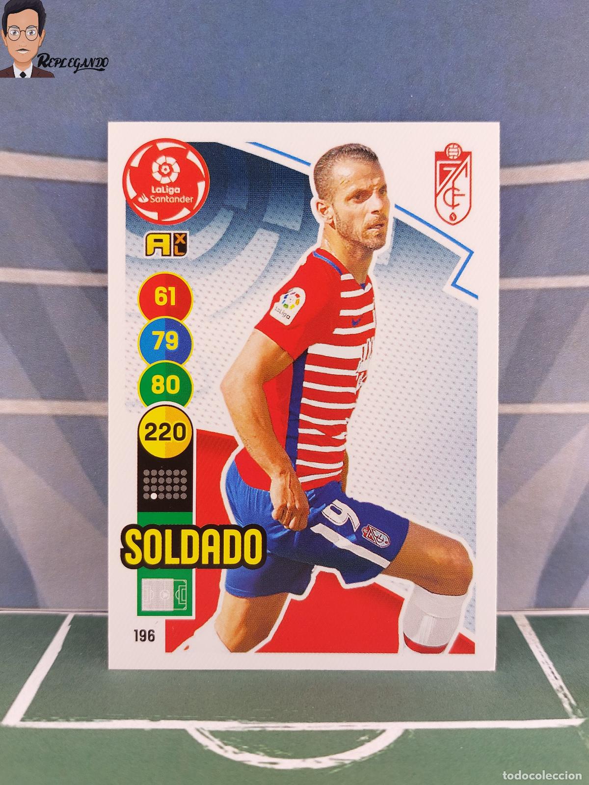 Figurine di Calcio: SOLDADO N&ordm; 196 (GRANADA CF) ADRENALYN XL 2020 2021 PANINI 20 21 CARD LIGA TARJETA FICHA CROMO