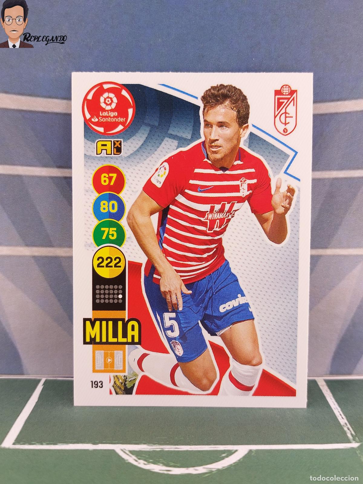 Cromos de F&uacute;tbol: MILLA N&ordm; 193 (GRANADA CF) ADRENALYN XL 2020 2021 PANINI 20 21 CARD LIGA TARJETA FICHA CROMO