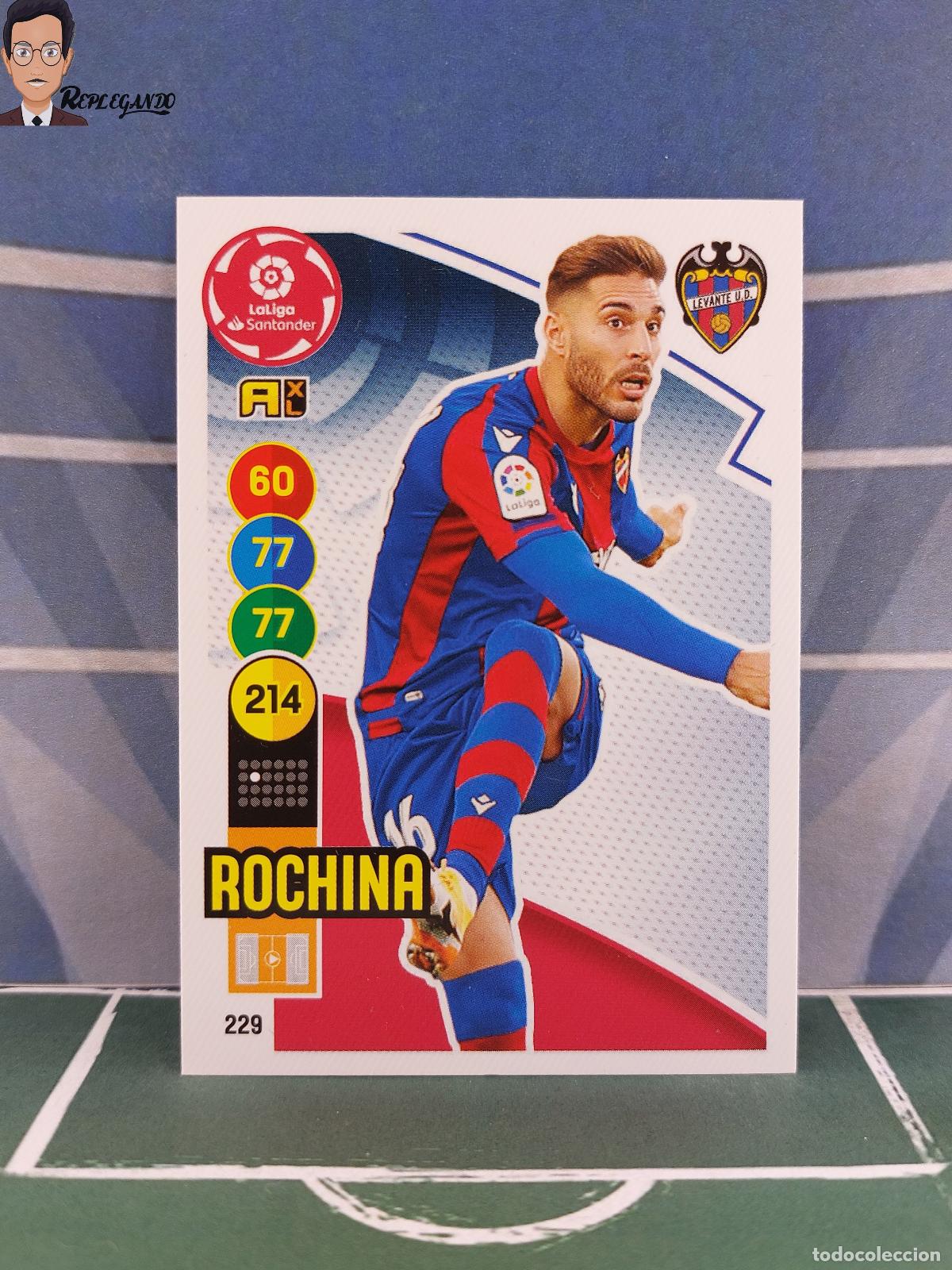 Cromos de Futebol: ROCHINA N&ordm; 229 (LEVANTE) ADRENALYN XL 2020 2021 PANINI 20 21 CARD LIGA TARJETA FICHA CROMO