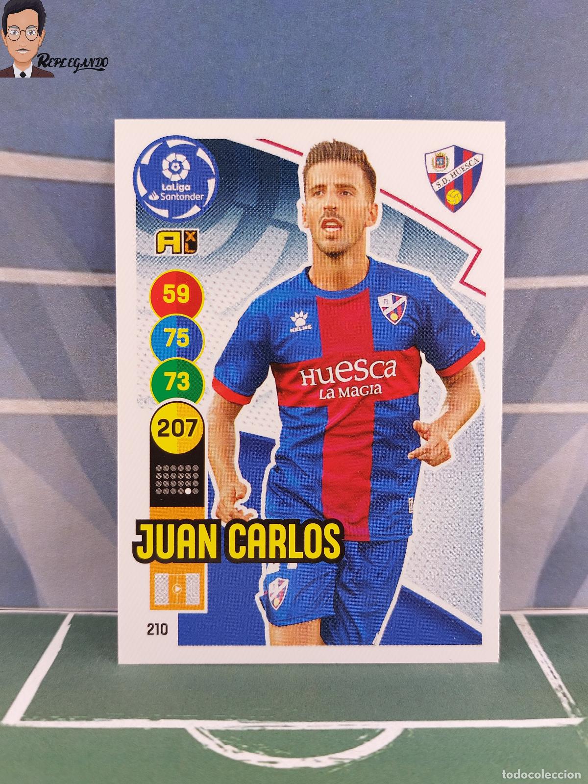Cromos de f&uacute;tbol: JUAN CARLOS N&ordm; 210 (S.D. HUESCA) ADRENALYN XL 2020 2021 PANINI 20 21 CARD LIGA TARJETA FUTBOL FICHA