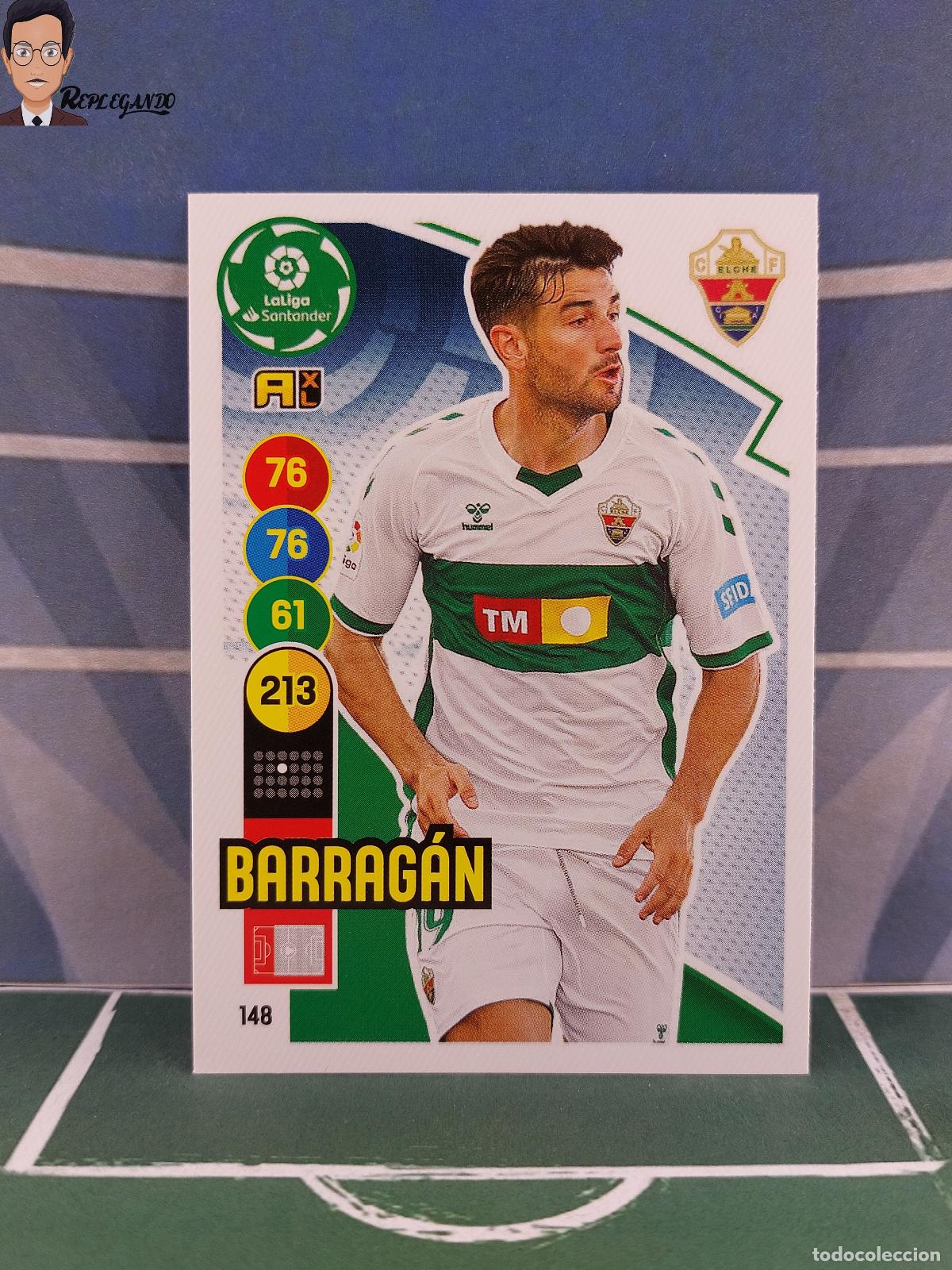 Cromos de F&uacute;tbol: BARRAG&Aacute;N N&ordm; 148 (ELCHE CF) ADRENALYN XL 2020 2021 PANINI 20 21 CARD LIGA TARJETA FICHA CROMO