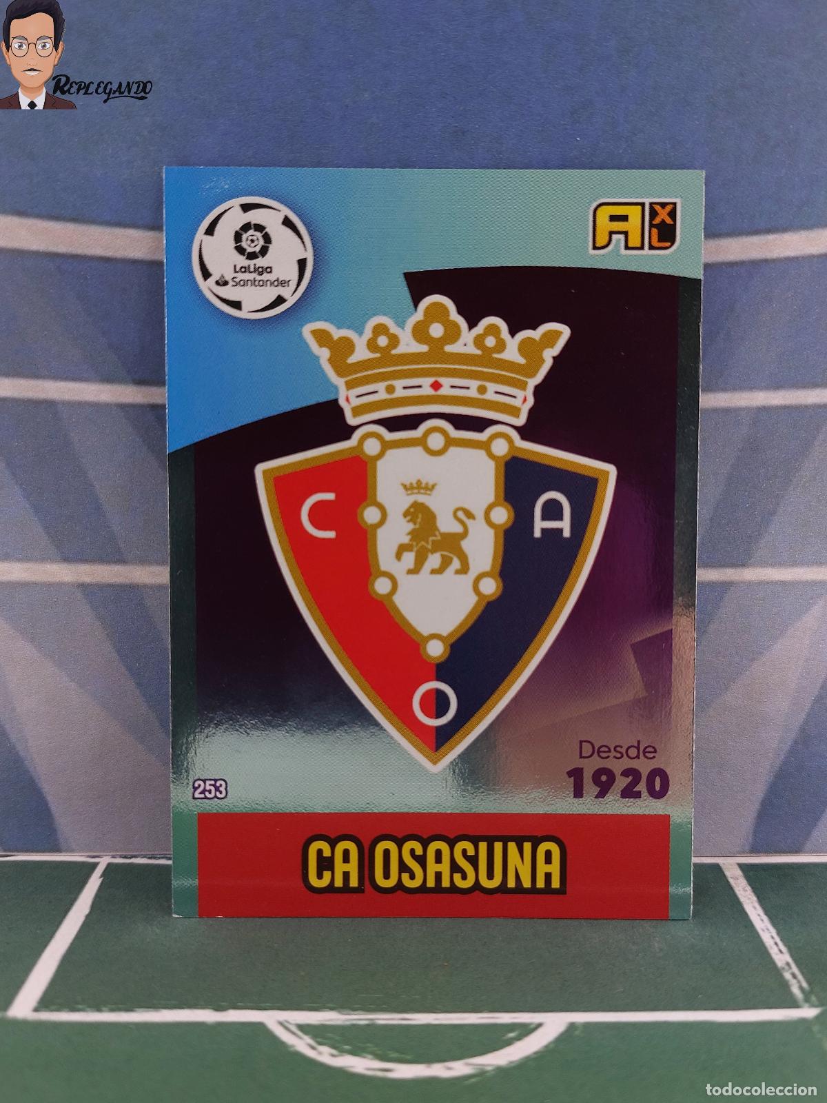 Figurine di Calcio: ESCUDO N&ordm; 253 (OSASUNA) ADRENALYN XL 2020 2021 PANINI 20 21 CARD LIGA TARJETA FICHA CROMO