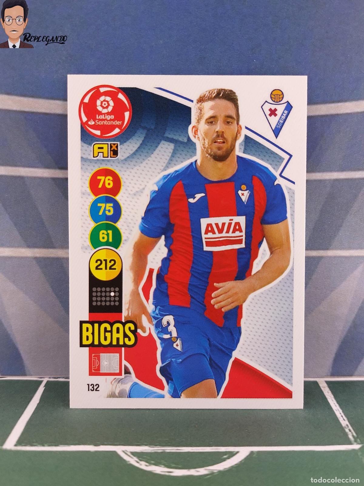 Figurine di Calcio: BIGAS N&ordm; 132 (SD EIBAR) ADRENALYN XL 2020 2021 PANINI 20 21 CARD LIGA TARJETA FICHA CROMO