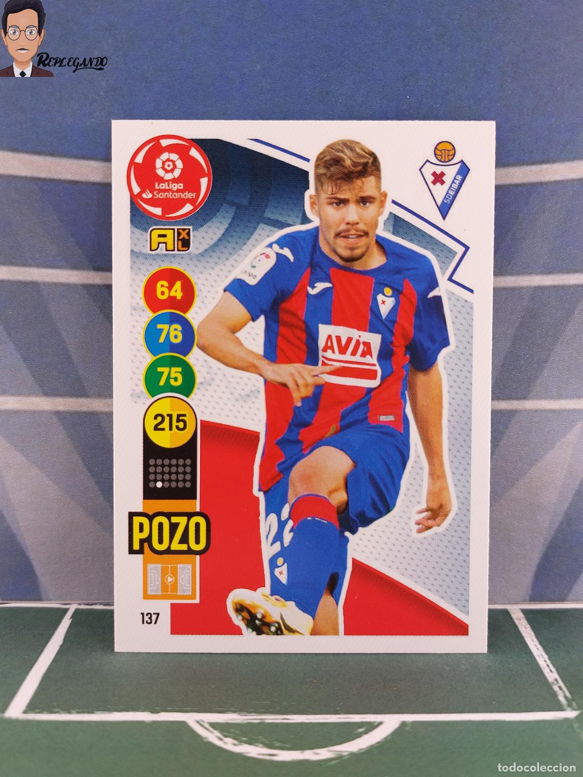 Cromos de Futebol: POZO N&ordm; 137 (SD EIBAR) ADRENALYN XL 2020 2021 PANINI 20 21 CARD LIGA TARJETA FICHA CROMO