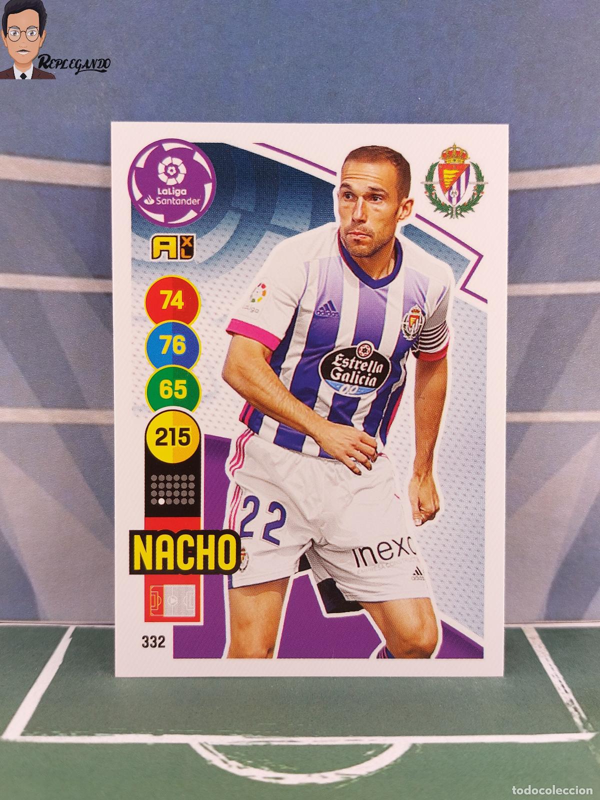 Figurine di Calcio: NACHO N&ordm; 332 (REAL VALLADOLID) ADRENALYN XL 2020 2021 PANINI 20 21 CARD LIGA TARJETA FICHA CROMO