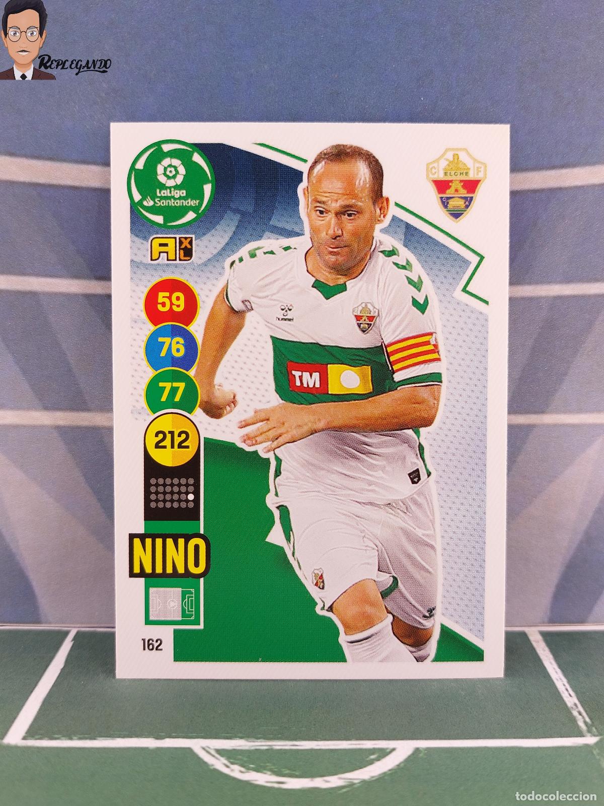 Fu&szlig;ball-Sticker: NINO N&ordm; 162 (ELCHE CF) ADRENALYN XL 2020 2021 PANINI 20 21 CARD LIGA TARJETA FICHA CROMO
