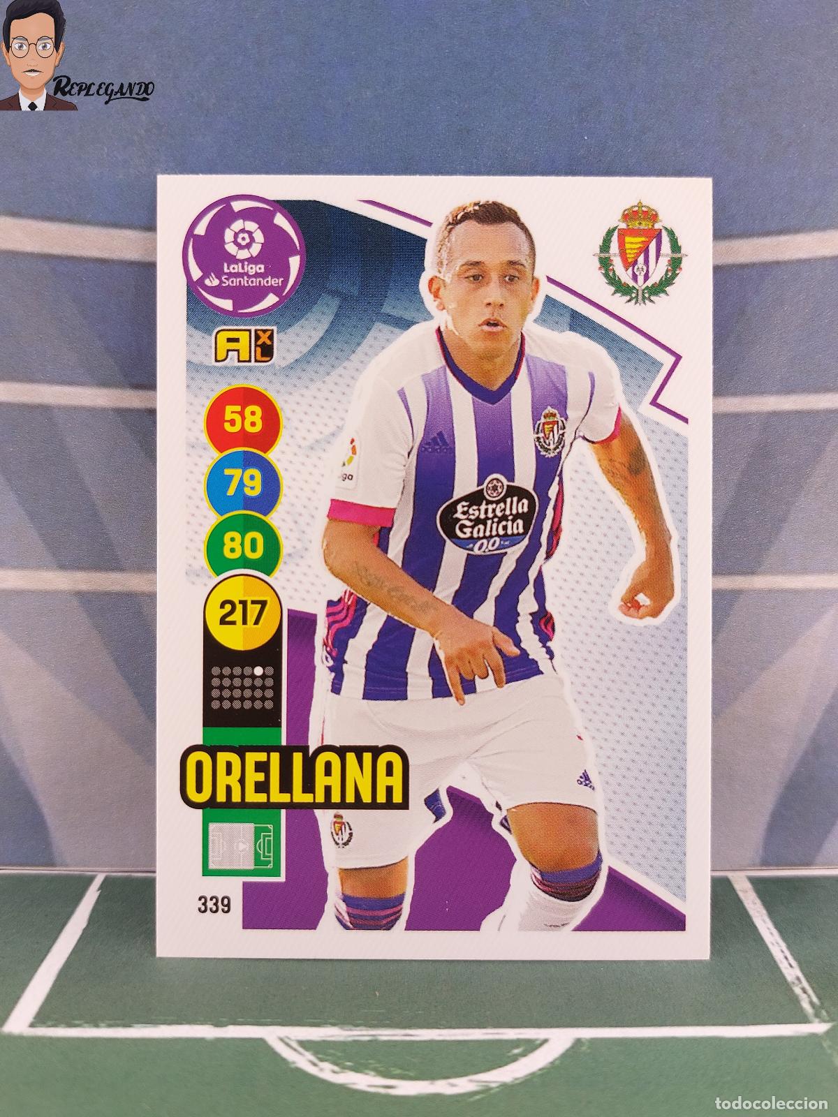 Fu&szlig;ball-Sticker: ORELLANA N&ordm; 339 (REAL VALLADOLID) ADRENALYN XL 2020 2021 PANINI 20 21 CARD LIGA TARJETA FICHA CROMO