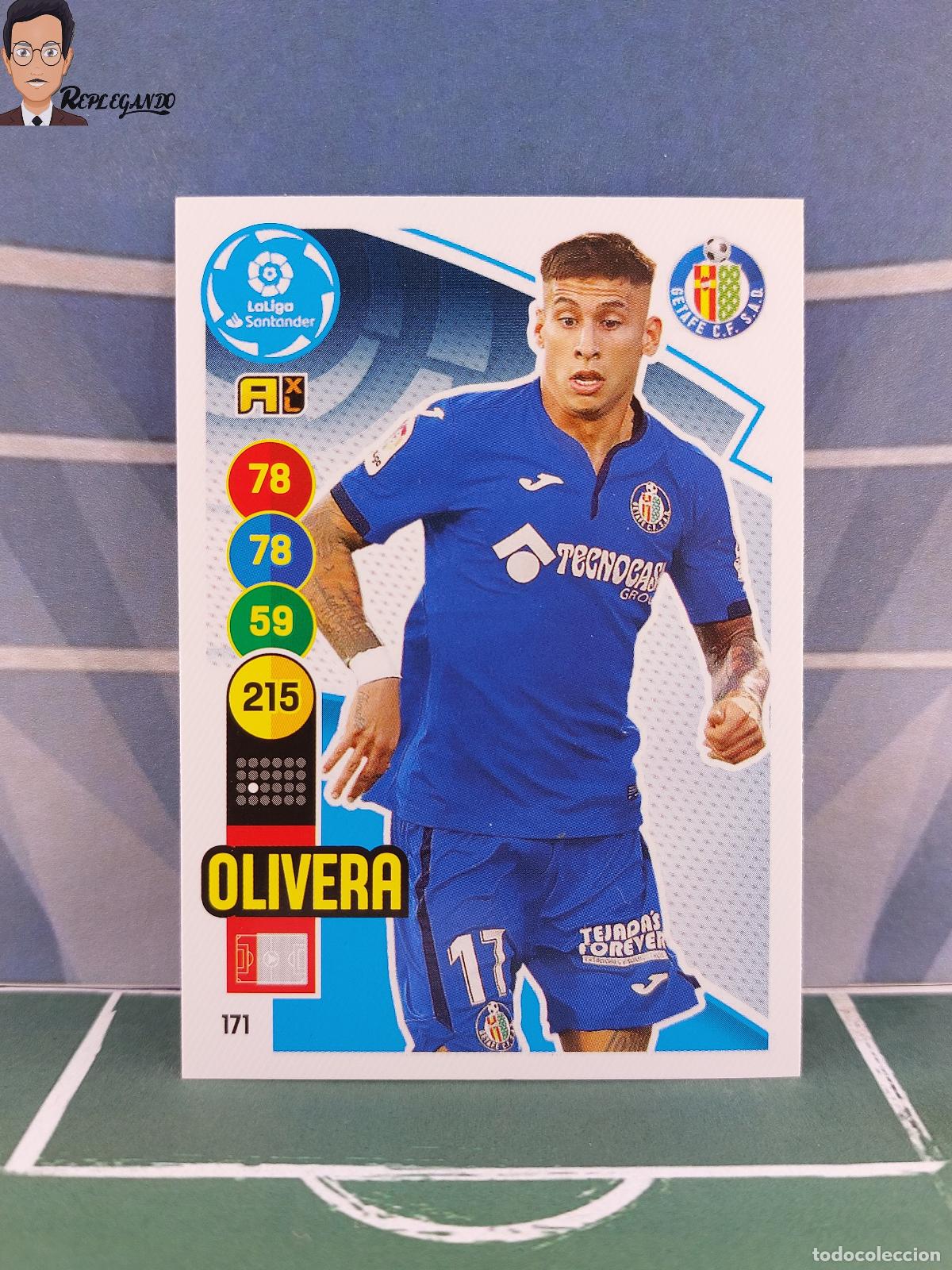 Fu&szlig;ball-Sticker: OLIVERA N&ordm; 171 (GETAFE CF) ADRENALYN XL 2020 2021 PANINI 20 21 CARD LIGA TARJETA FICHA CROMO
