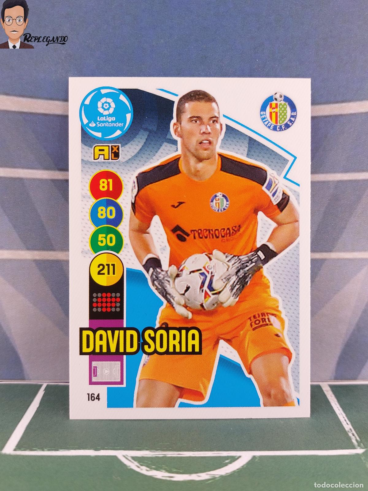 Fu&szlig;ball-Sticker: DAVID SORIA N&ordm; 164 (GETAFE CF) ADRENALYN XL 2020 2021 PANINI 20 21 CARD LIGA TARJETA FICHA CROMO LFP