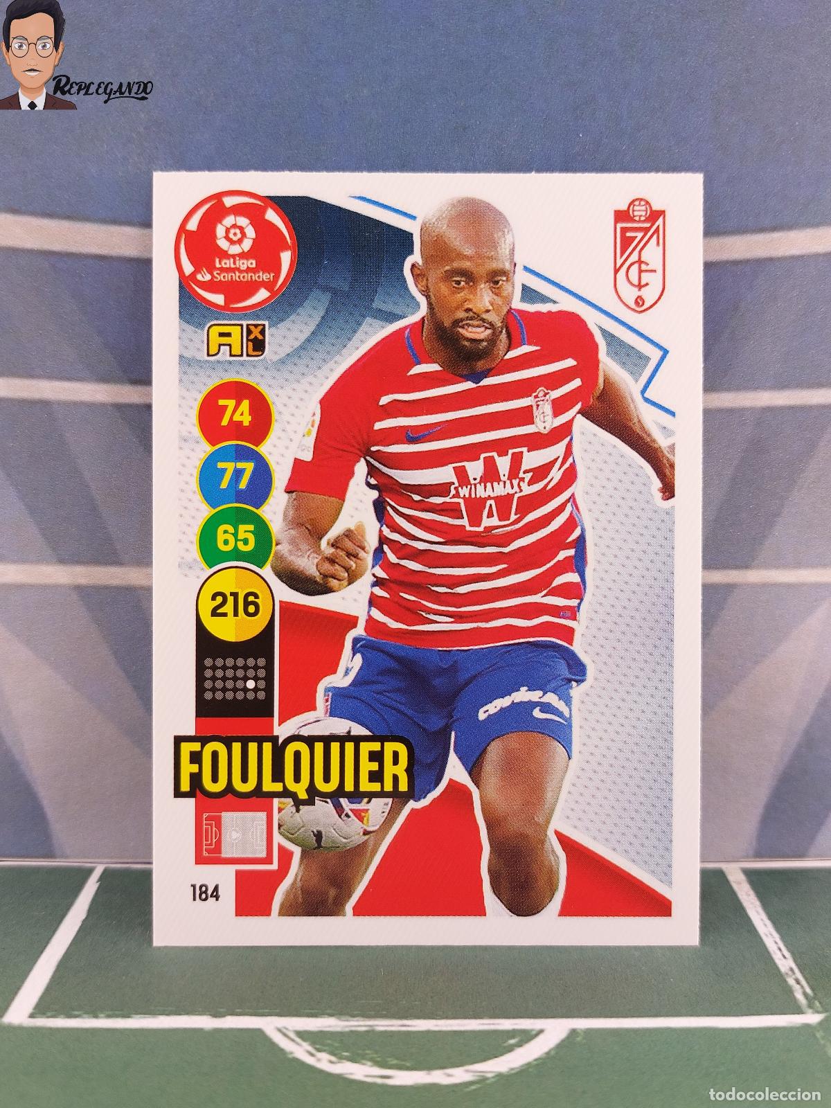 Fu&szlig;ball-Sticker: FOULQUIER N&ordm; 184 (GRANADA CF) ADRENALYN XL 2020 2021 PANINI 20 21 CARD LIGA TARJETA FICHA CROMO