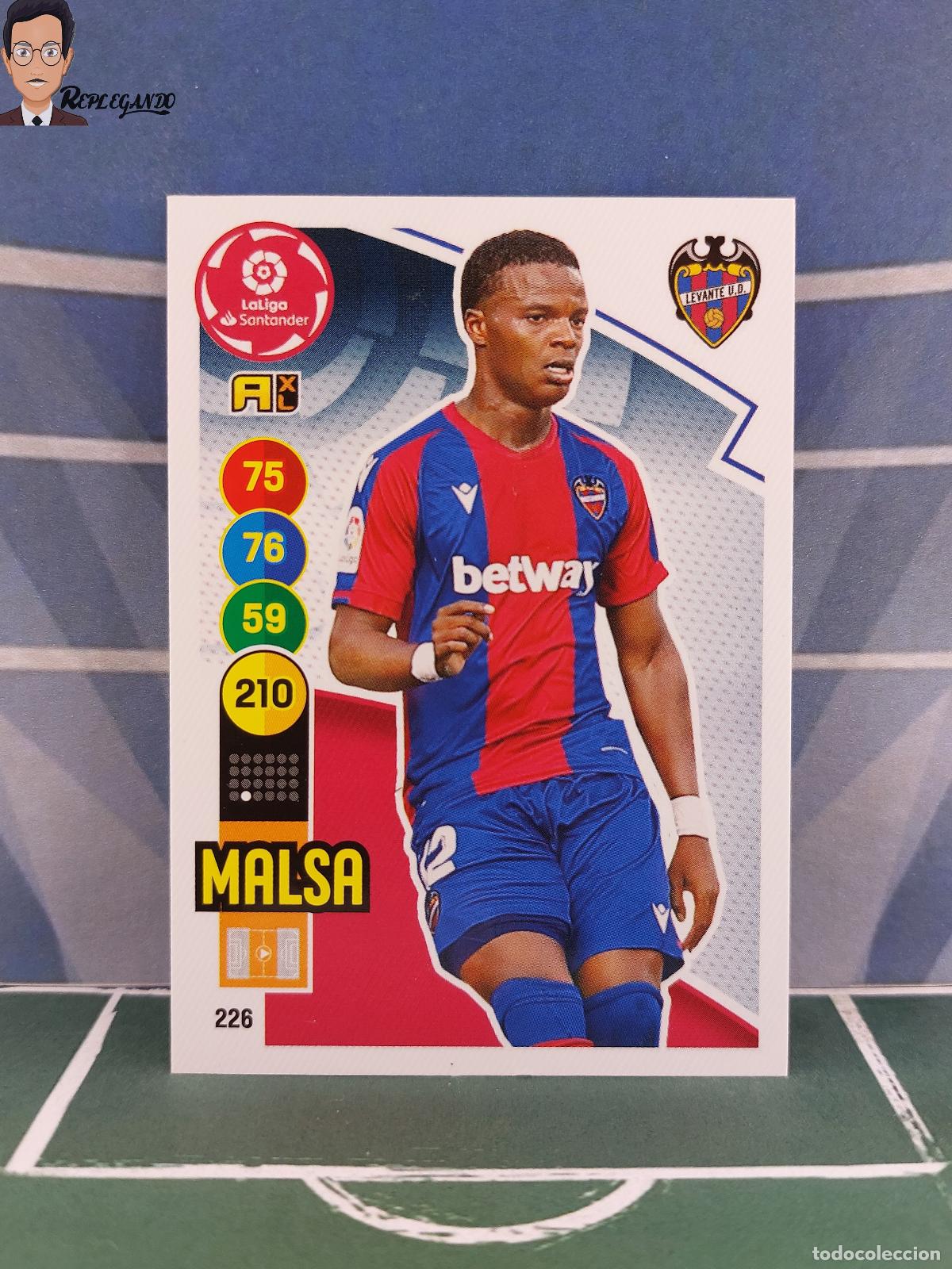 Cromos de f&uacute;tbol: MALSA N&ordm; 226 (LEVANTE) ADRENALYN XL 2020 2021 PANINI 20 21 CARD LIGA TARJETA FICHA CROMO