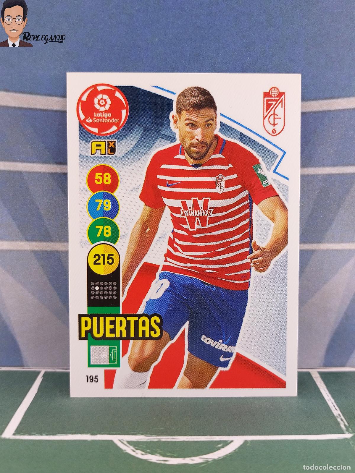 Fu&szlig;ball-Sticker: PUERTAS N&ordm; 195 (GRANADA CF) ADRENALYN XL 2020 2021 PANINI 20 21 CARD LIGA TARJETA FICHA CROMO