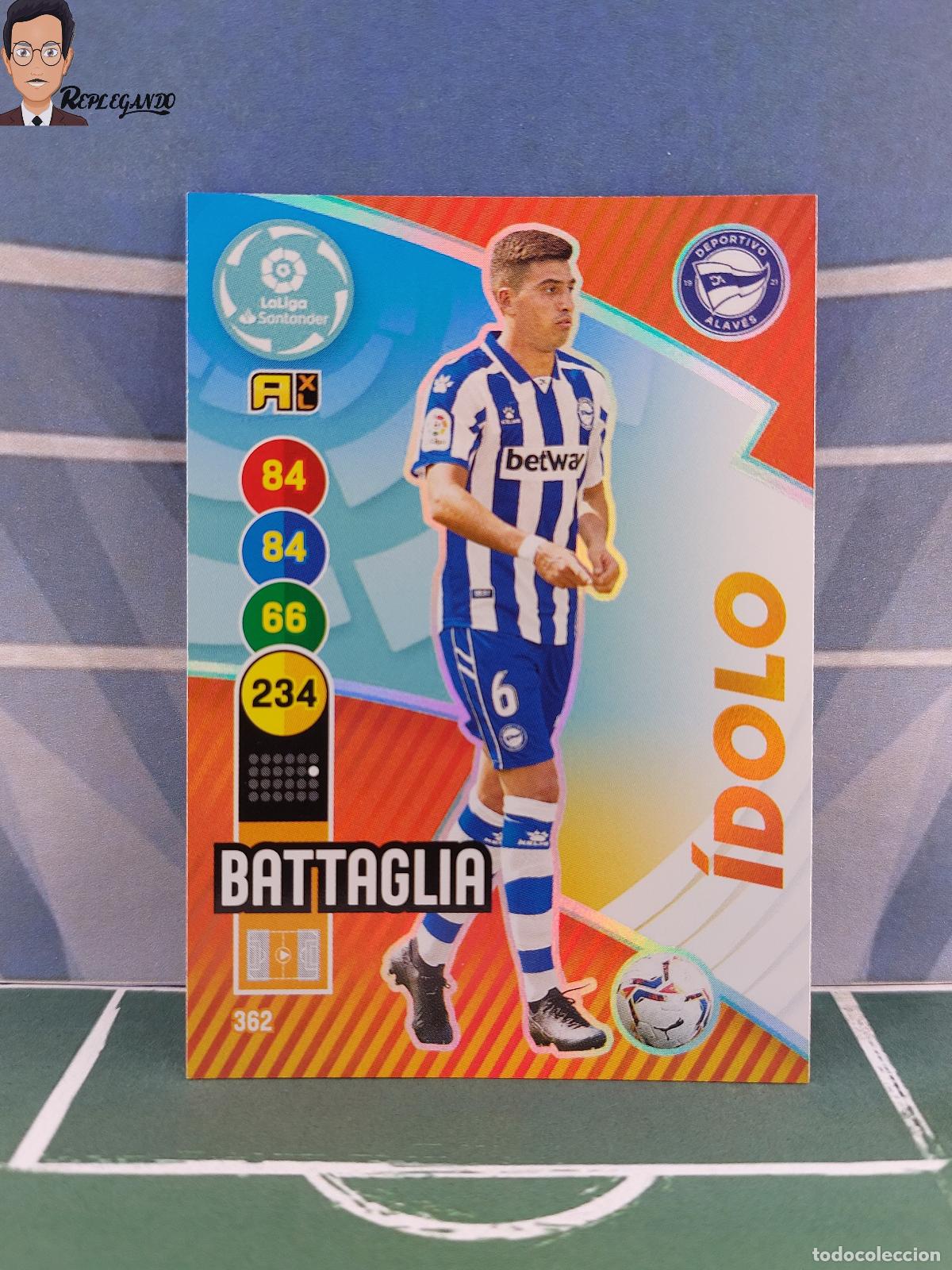 Figurine di Calcio: BATTAGLIA N&ordm; 362 / &Iacute;DOLO (ALAV&Eacute;S) ADRENALYN XL 2020 2021 PANINI 20 21 CARD LIGA TARJETA FICHA CROMO