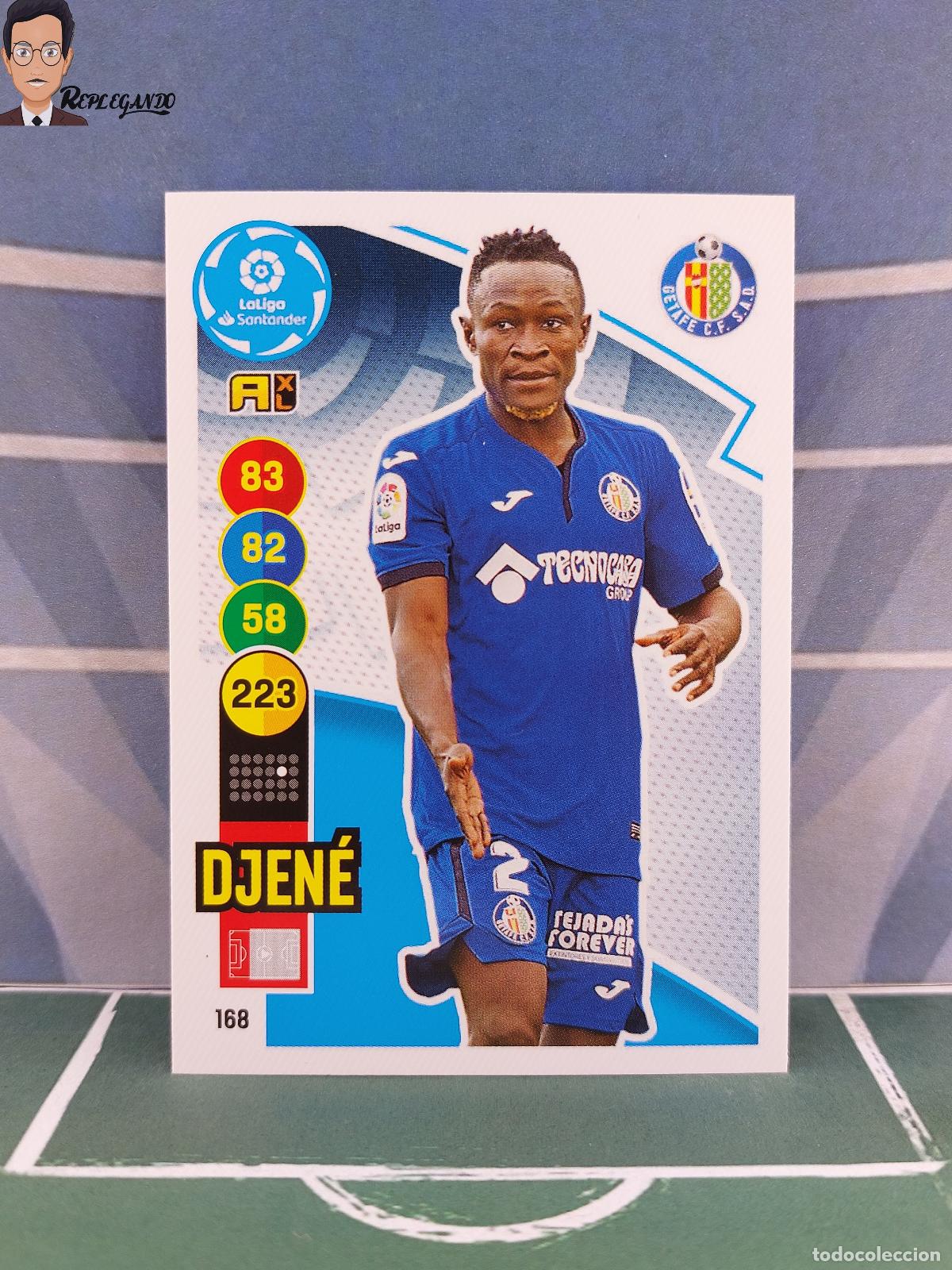 Figurine di Calcio: DJENE N&ordm; 168 (GETAFE CF) ADRENALYN XL 2020 2021 PANINI 20 21 CARD LIGA TARJETA FICHA CROMO