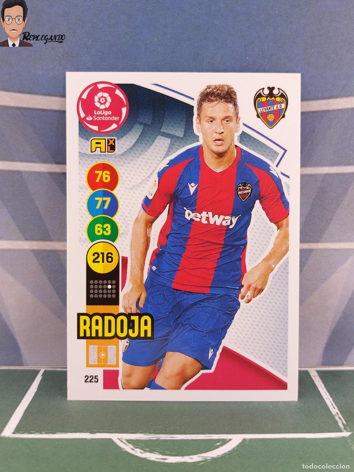 Cartes &agrave; collectionner de Football: RADOJA N&ordm; 225 (LEVANTE) ADRENALYN XL 2020 2021 PANINI 20 21 CARD LIGA TARJETA FICHA CROMO