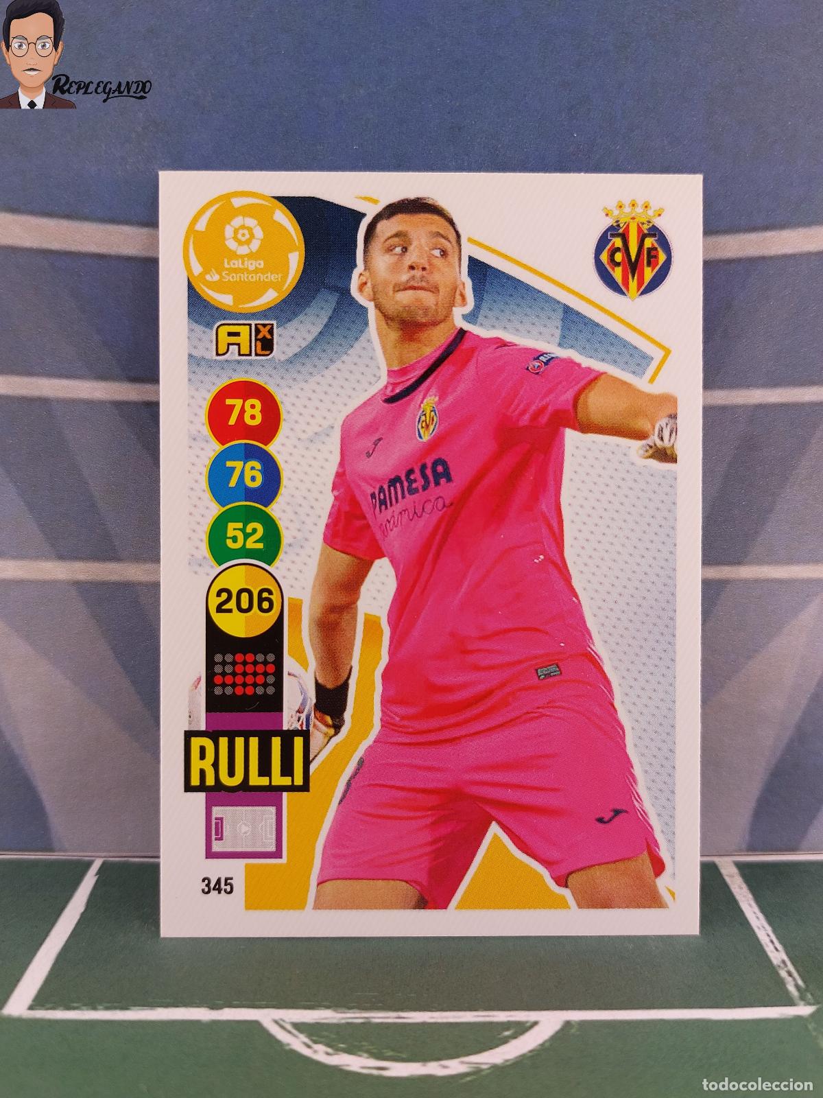 Figurine di Calcio: RULLI N&ordm; 345 (VILLARREAL CF) ADRENALYN XL 2020 2021 PANINI 20 21 CARD LIGA TARJETA FICHA CROMO