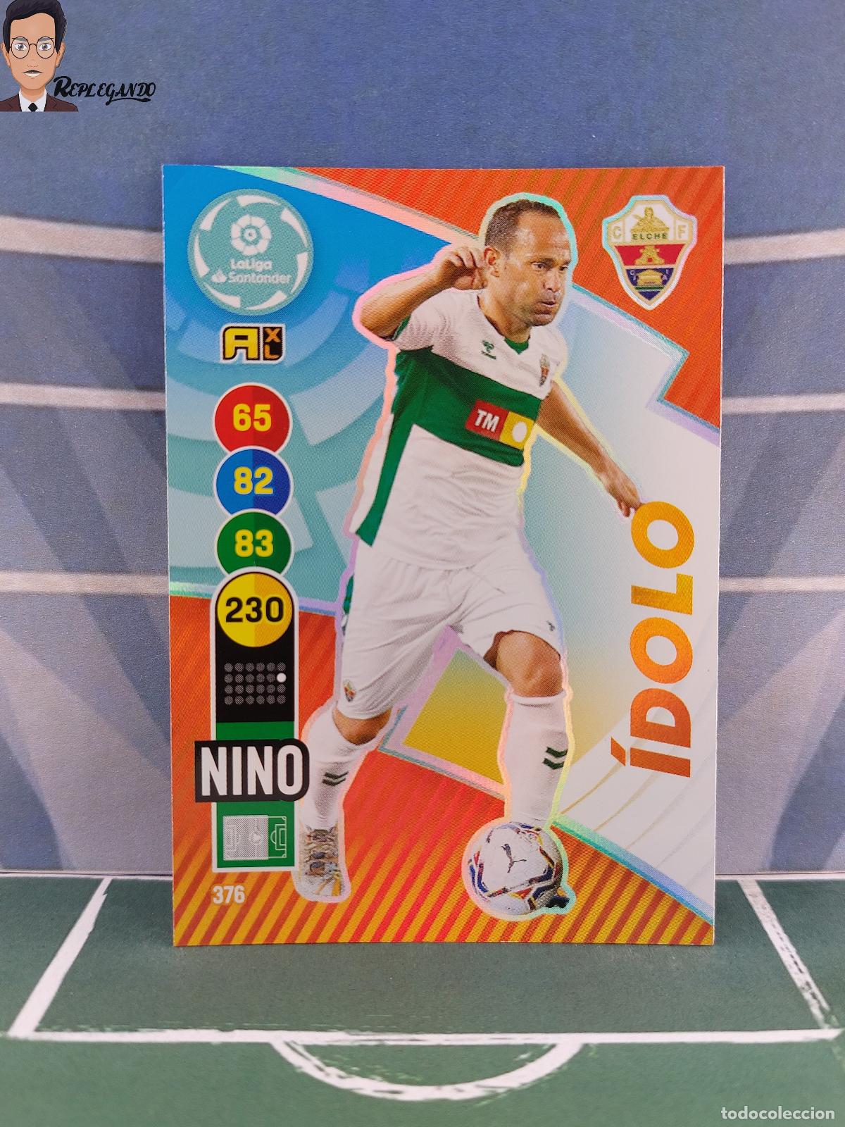 Fu&szlig;ball-Sticker: NINO N&ordm; 376 / &Iacute;DOLO (ELCHE CF) ADRENALYN XL 2020 2021 PANINI 20 21 CARD LIGA TARJETA FICHA CROMO
