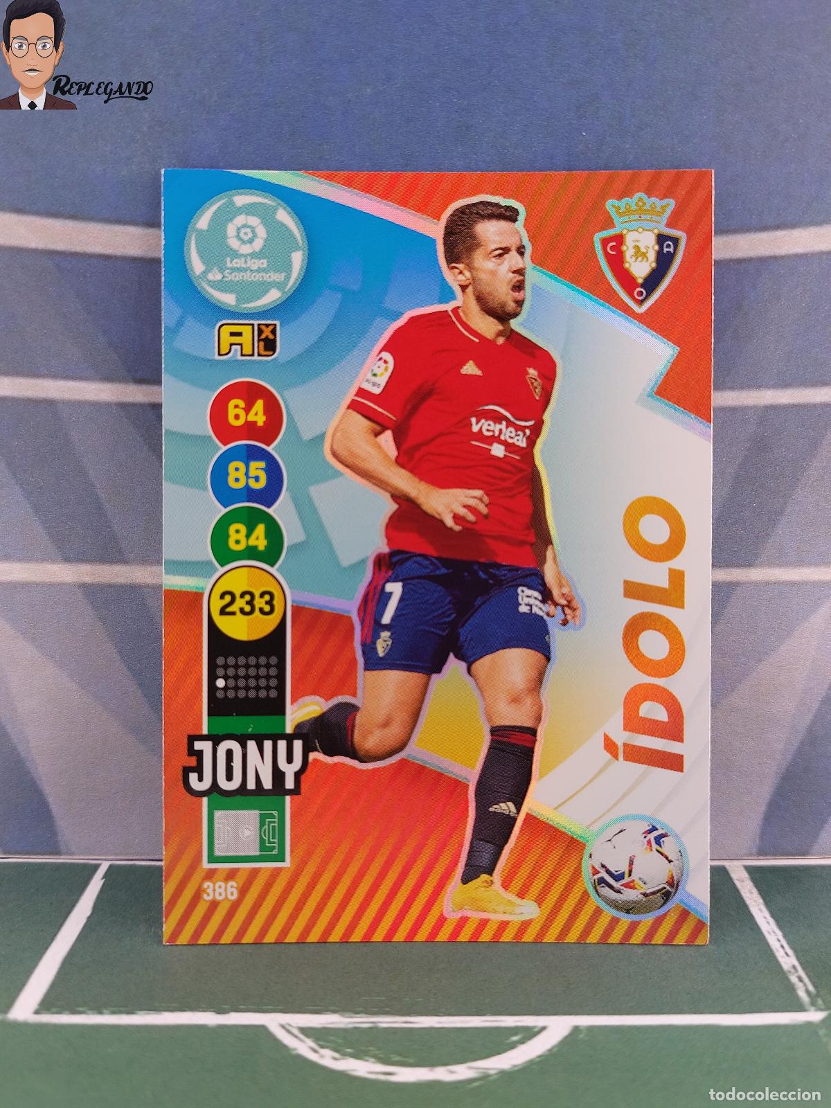 Figurine di Calcio: JONY N&ordm; 386 / &Iacute;DOLO (OSASUNA) ADRENALYN XL 2020 2021 PANINI 20 21 CARD LIGA TARJETA FICHA CROMO